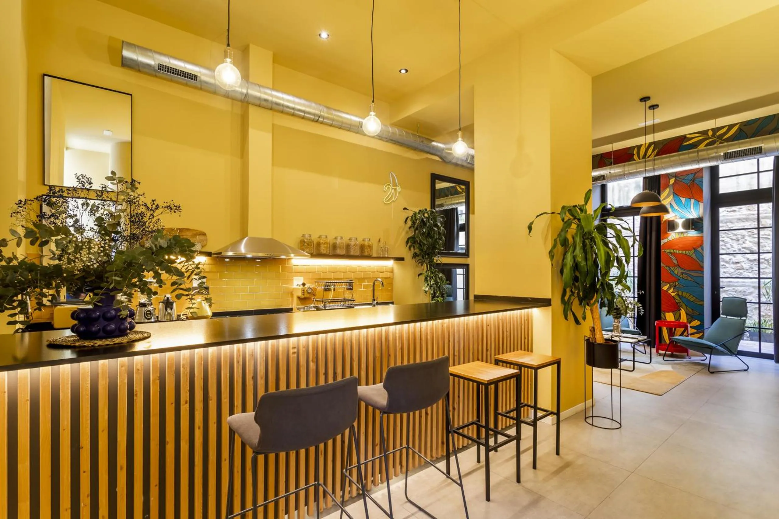 Kitchen or kitchenette in AmazINN Collection Valencia Centro EVI