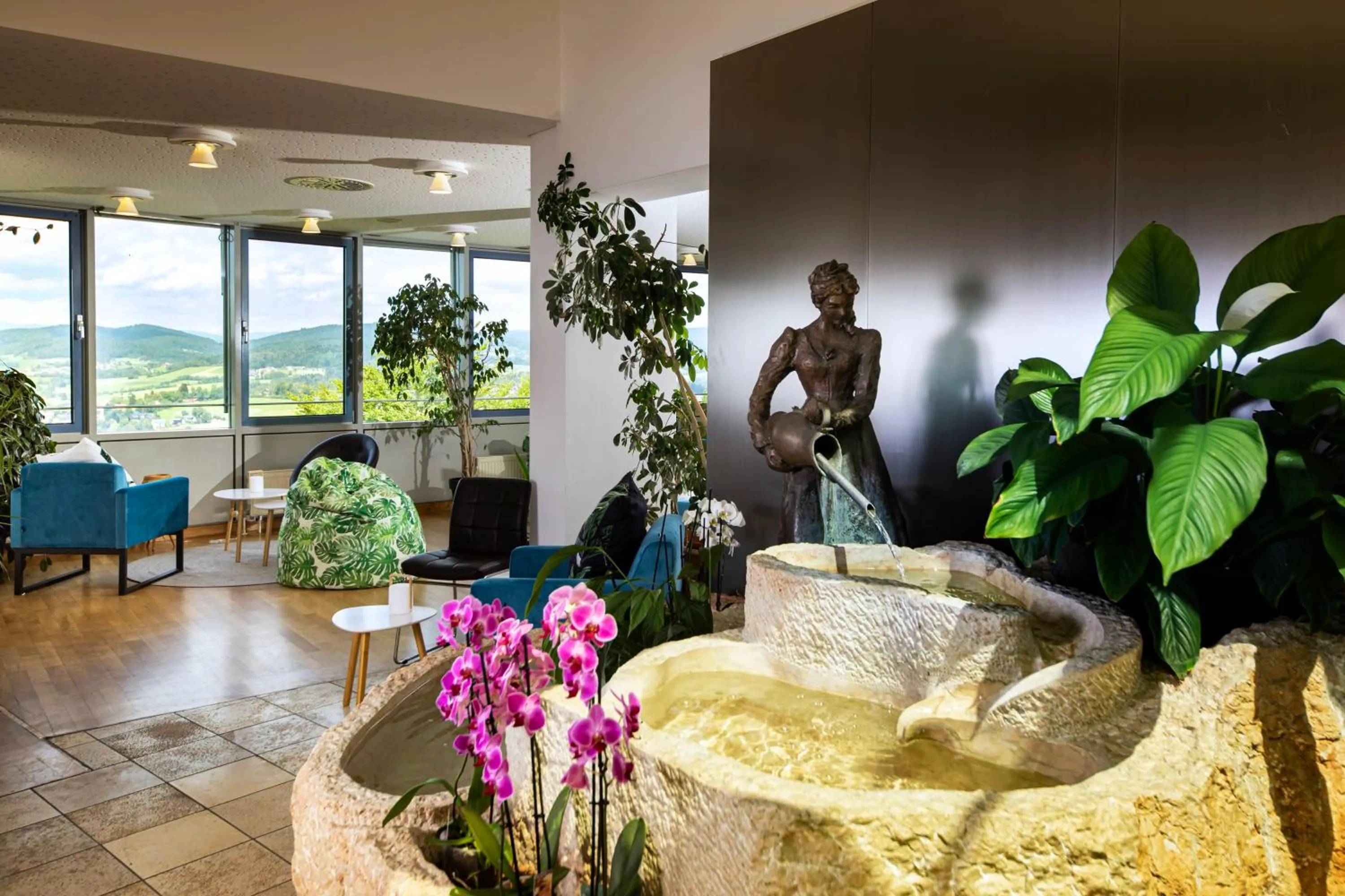 Lobby or reception in Karoli Hotel Waldkirchen