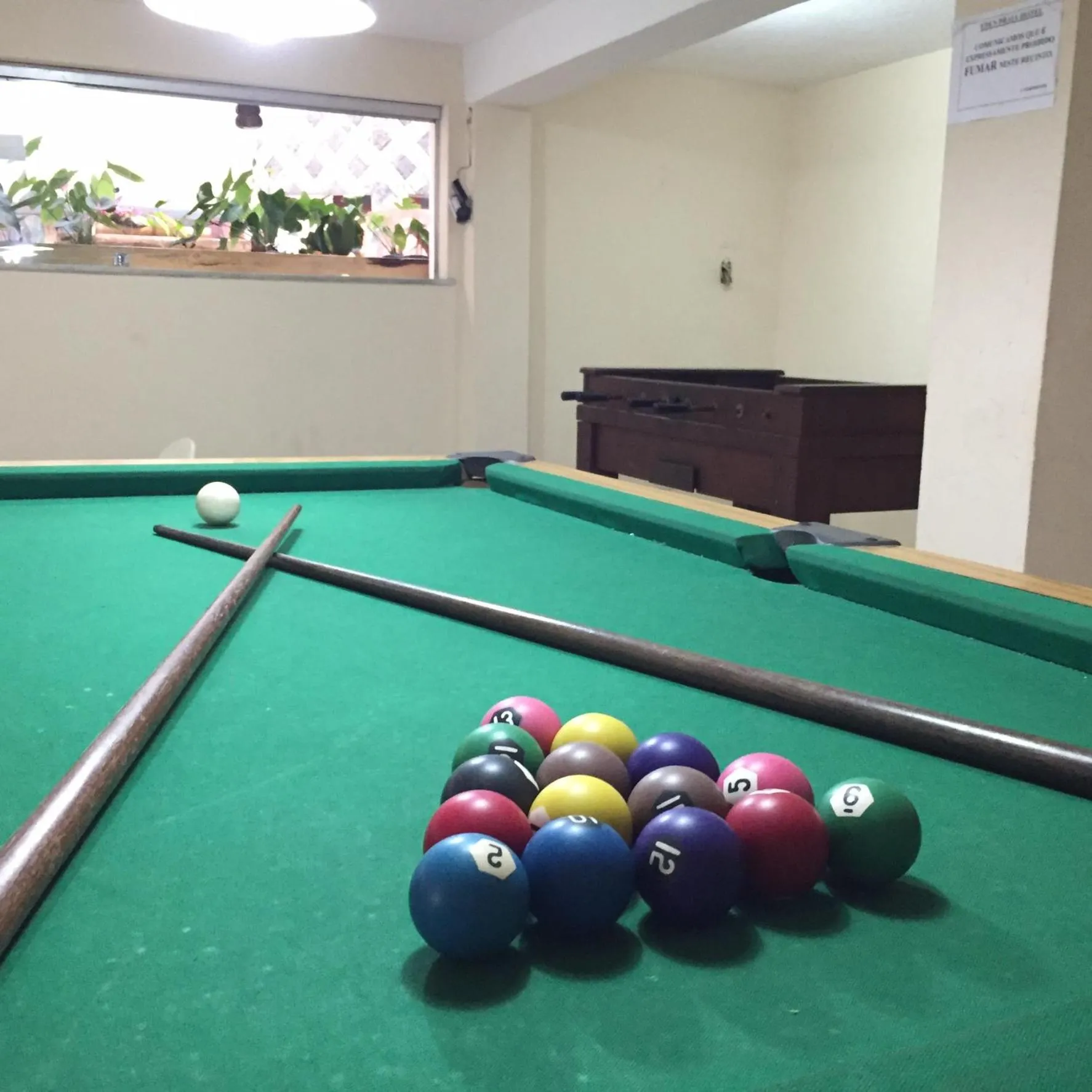 Billiard in Eden Praia Hotel