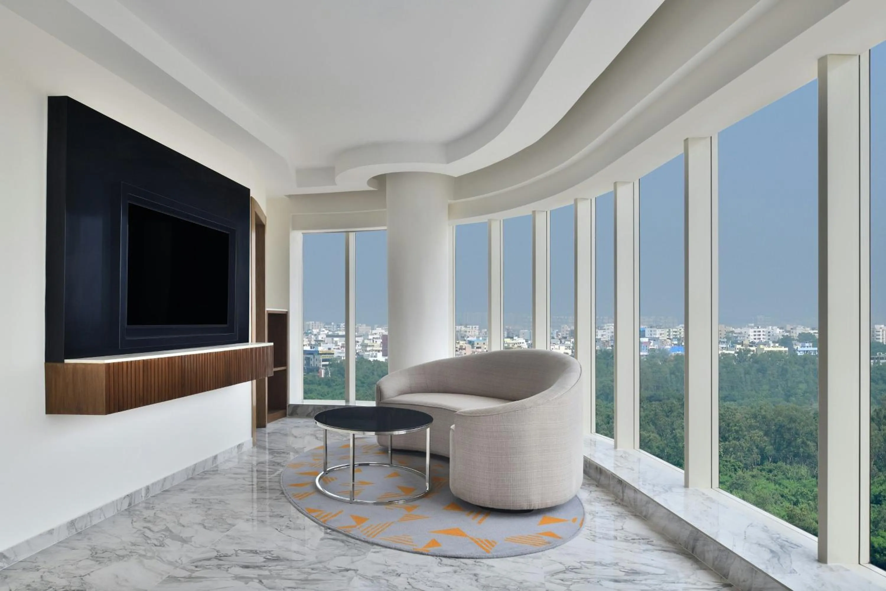 Living room in Le Meridien Hyderabad