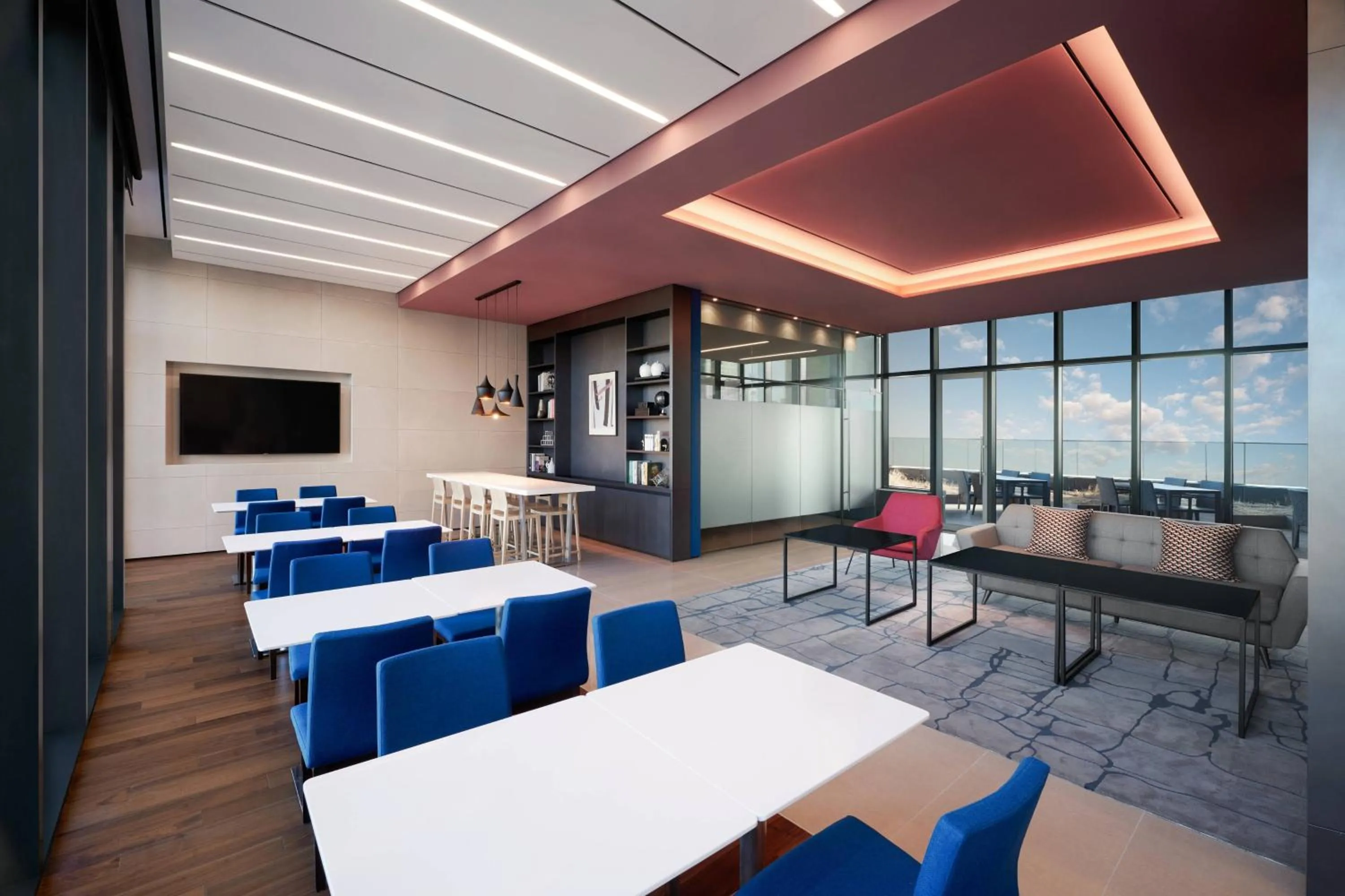 Lounge or bar in Courtyard by Marriott Suwon