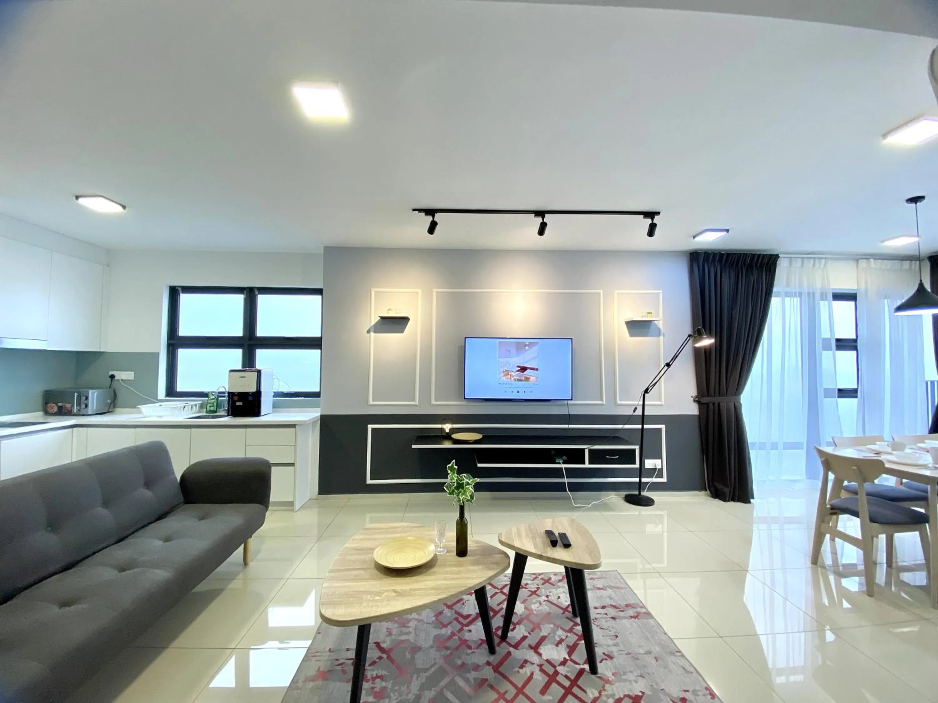 Living room in Ekocheras Suite by MOKA at CHERAS