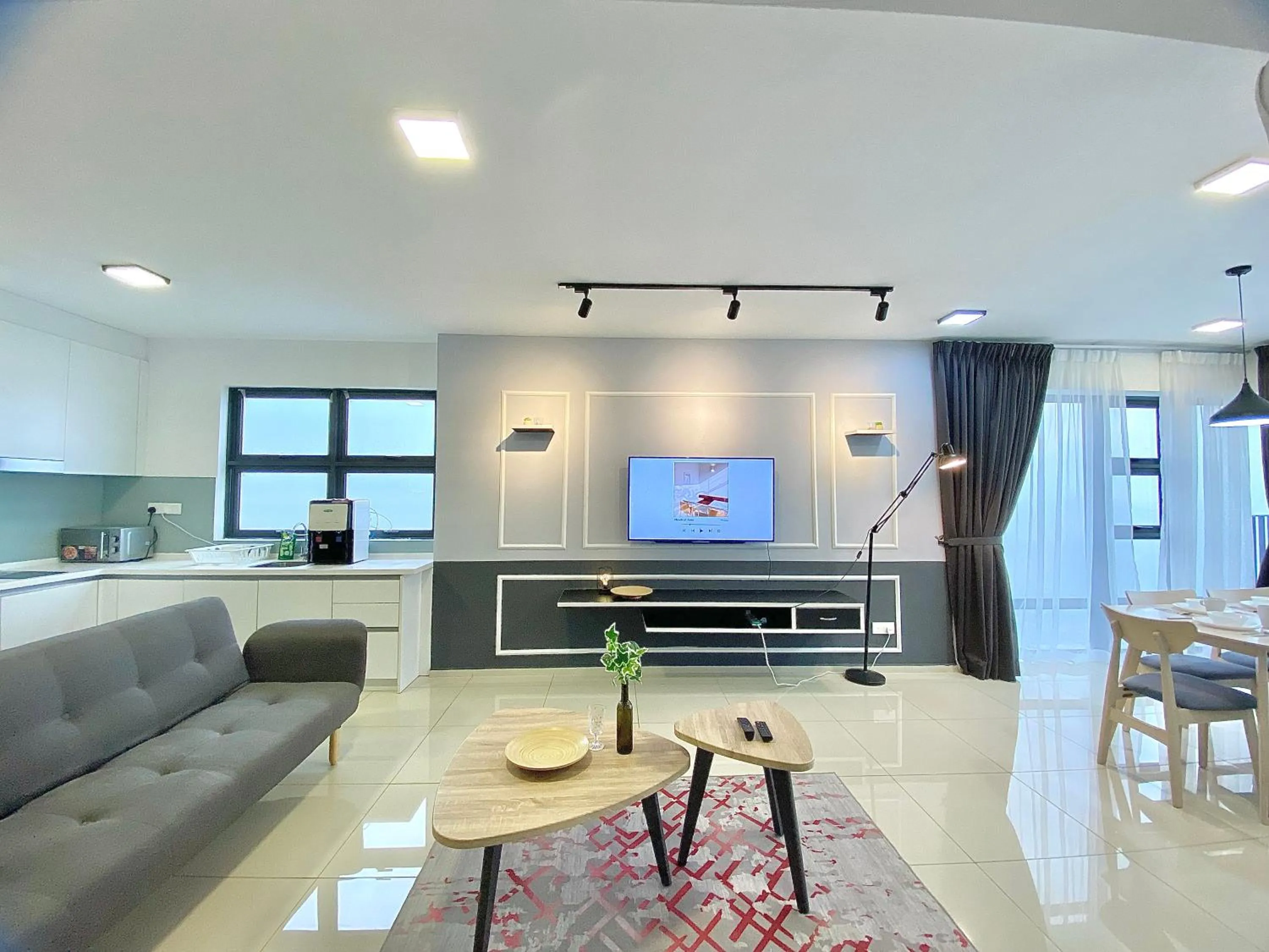Living room in Ekocheras Suite by MOKA at CHERAS
