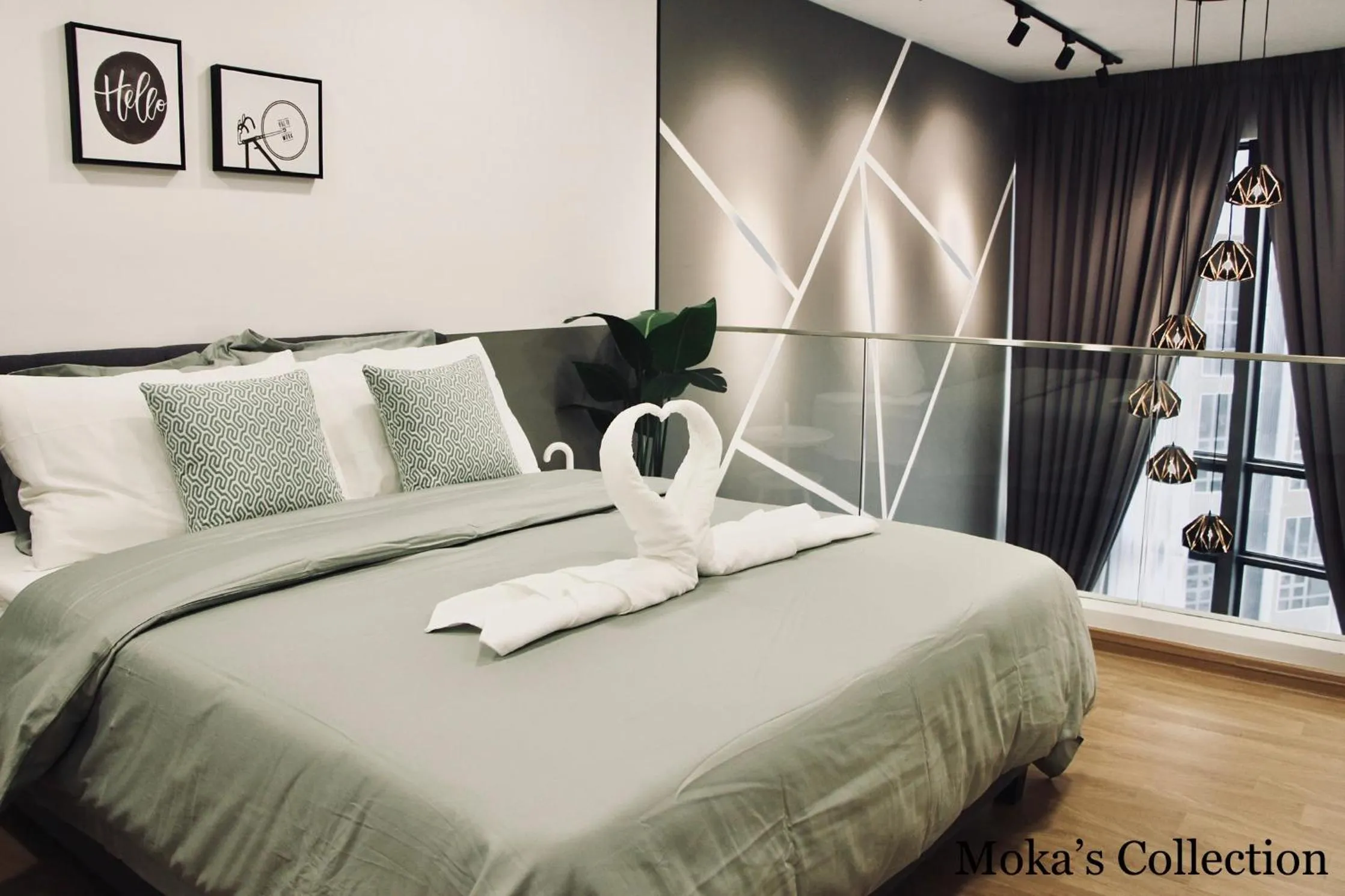 Bed in Ekocheras Suite by MOKA at CHERAS
