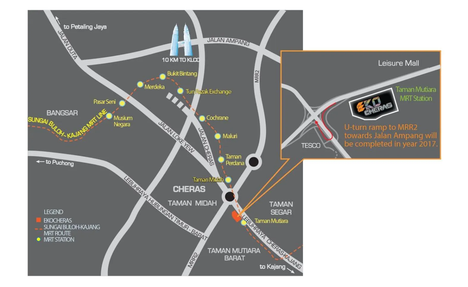 Location in Ekocheras Suite by MOKA at CHERAS