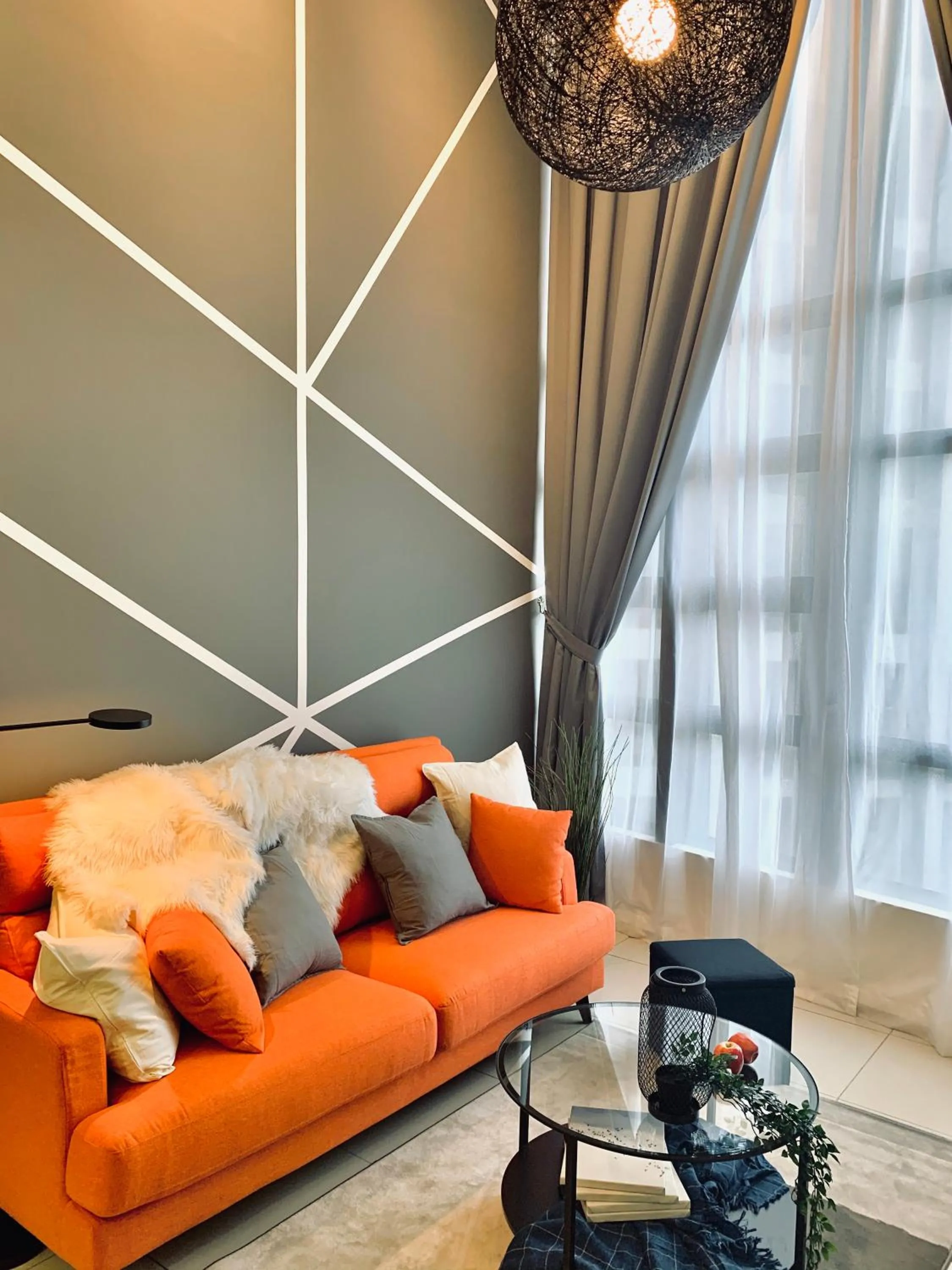 Living room in Ekocheras Suite by MOKA at CHERAS