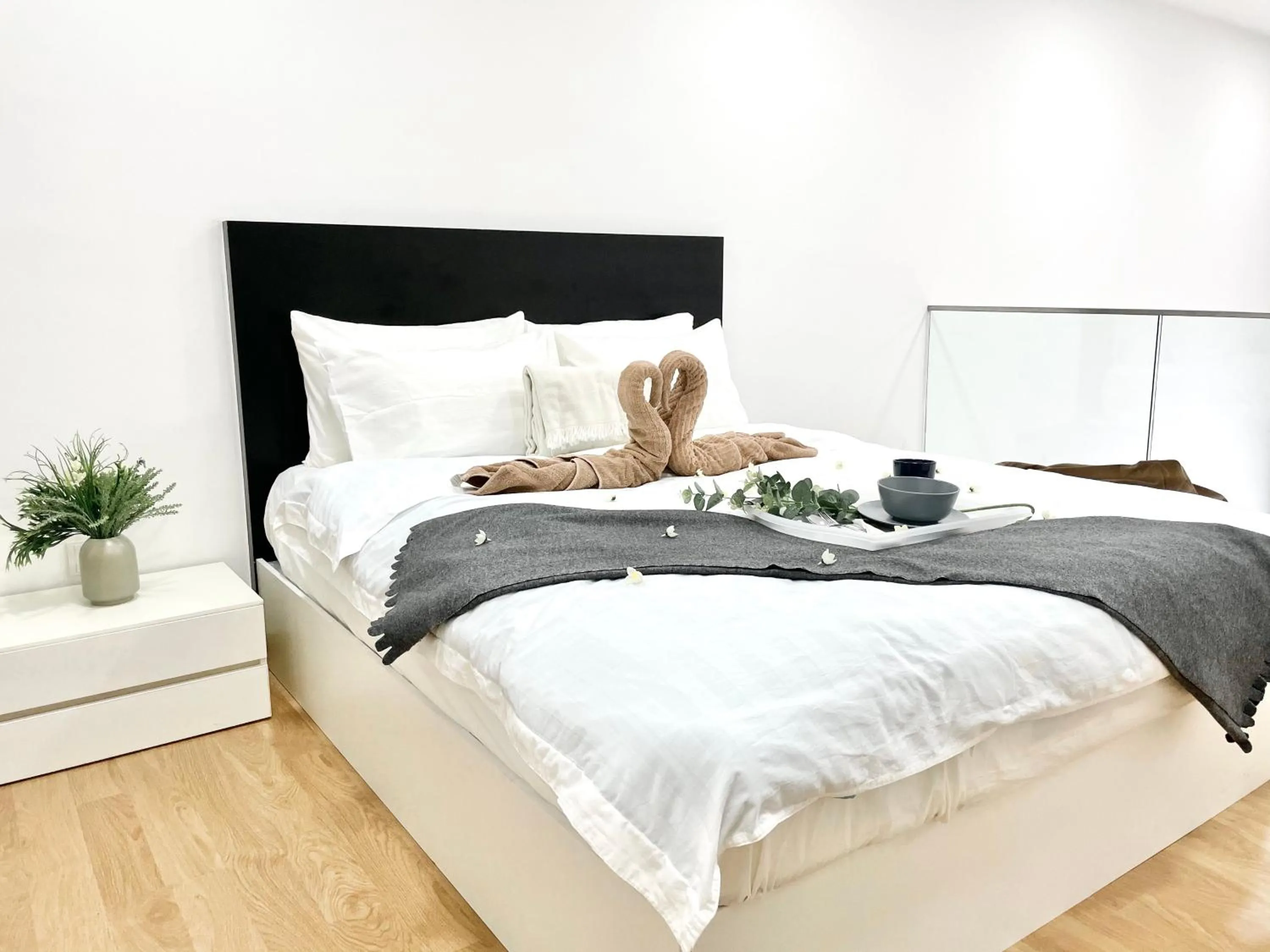 Bed in Ekocheras Suite by MOKA at CHERAS