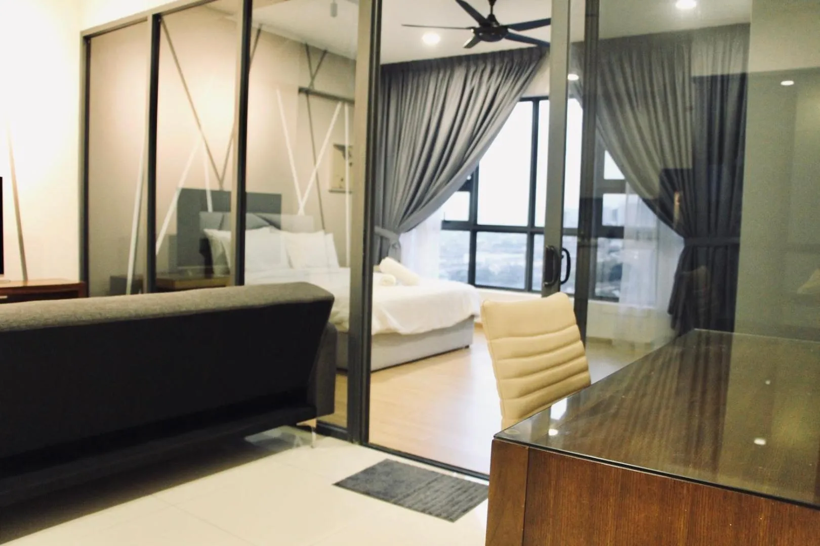 Bed in Ekocheras Suite by MOKA at CHERAS