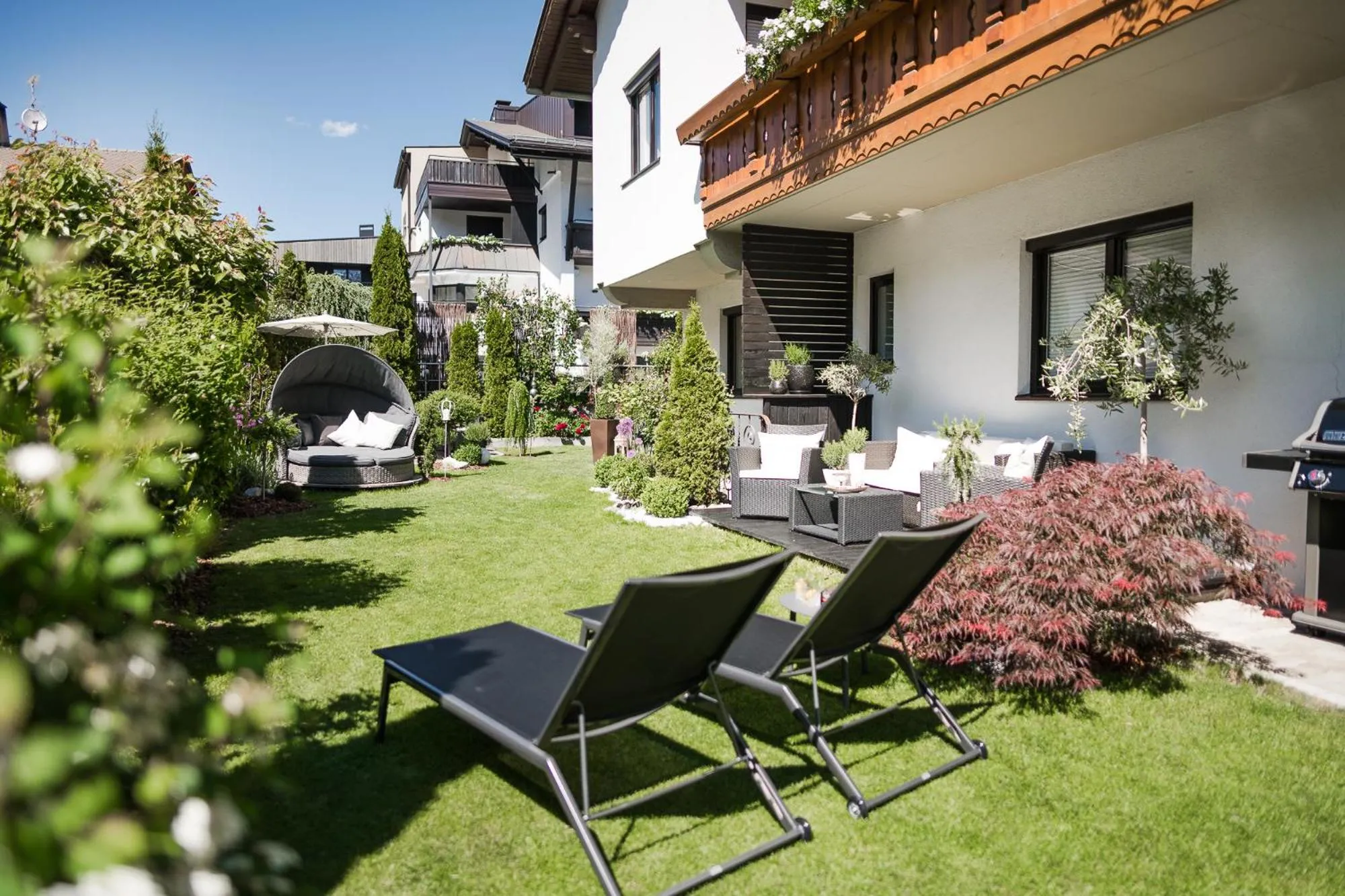 Garden in Garni Hotel Platzer