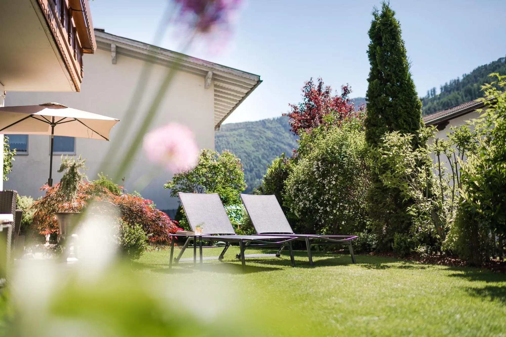 Garden in Garni Hotel Platzer