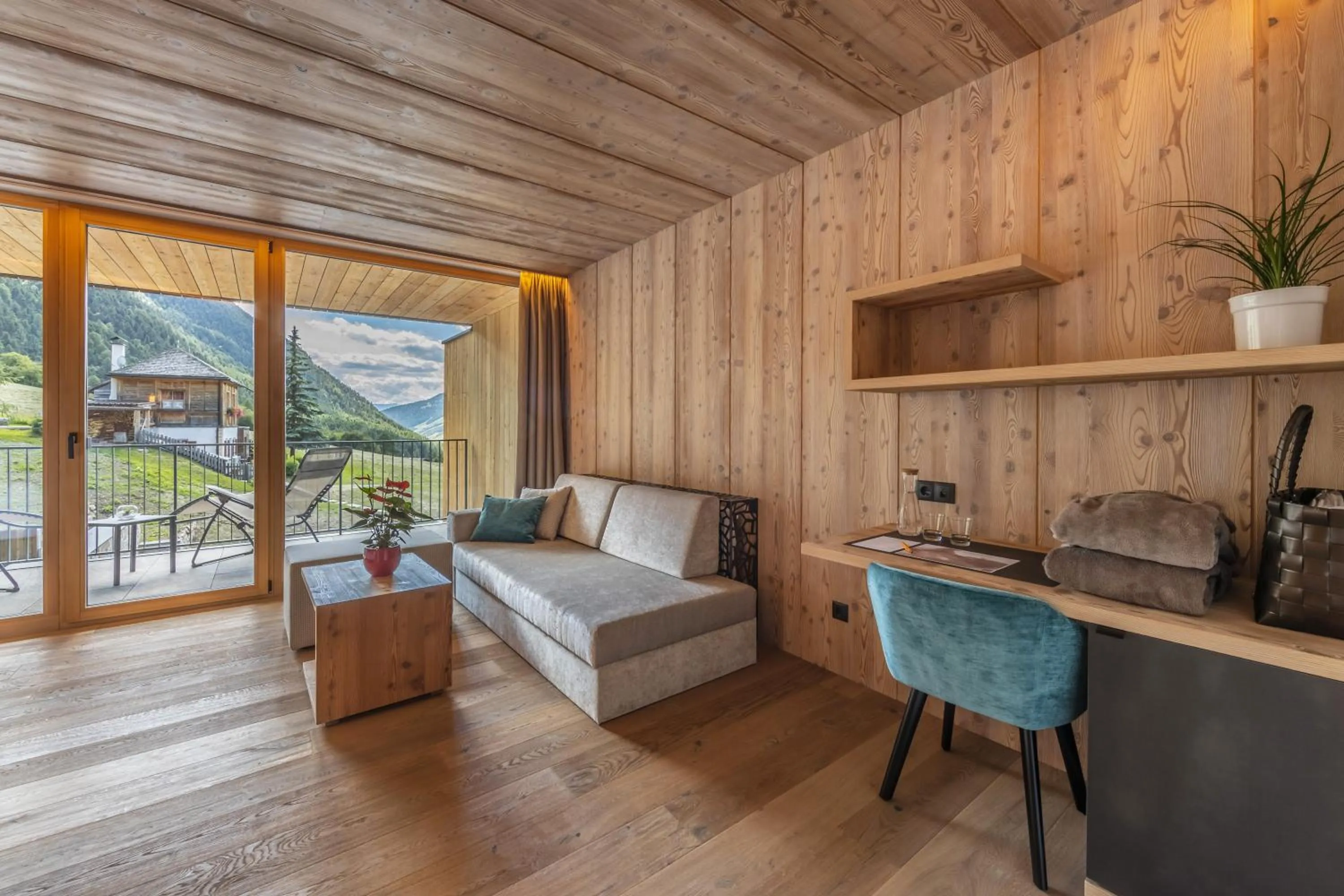 Seating area in Almhotel Glieshof