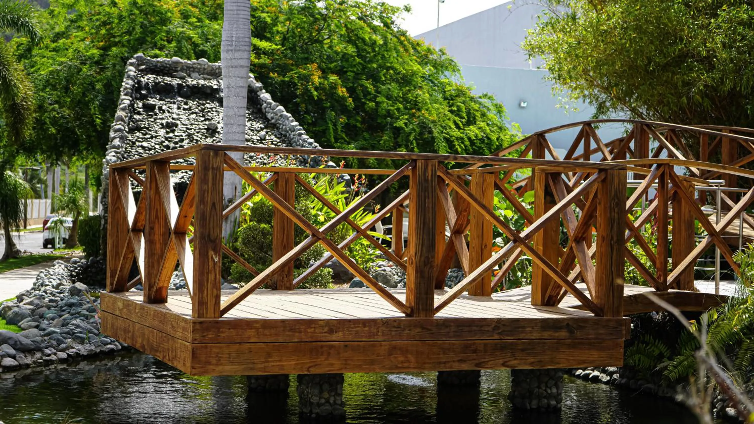 Patio in Costa Bahia Hotel, Convention Center and Casino