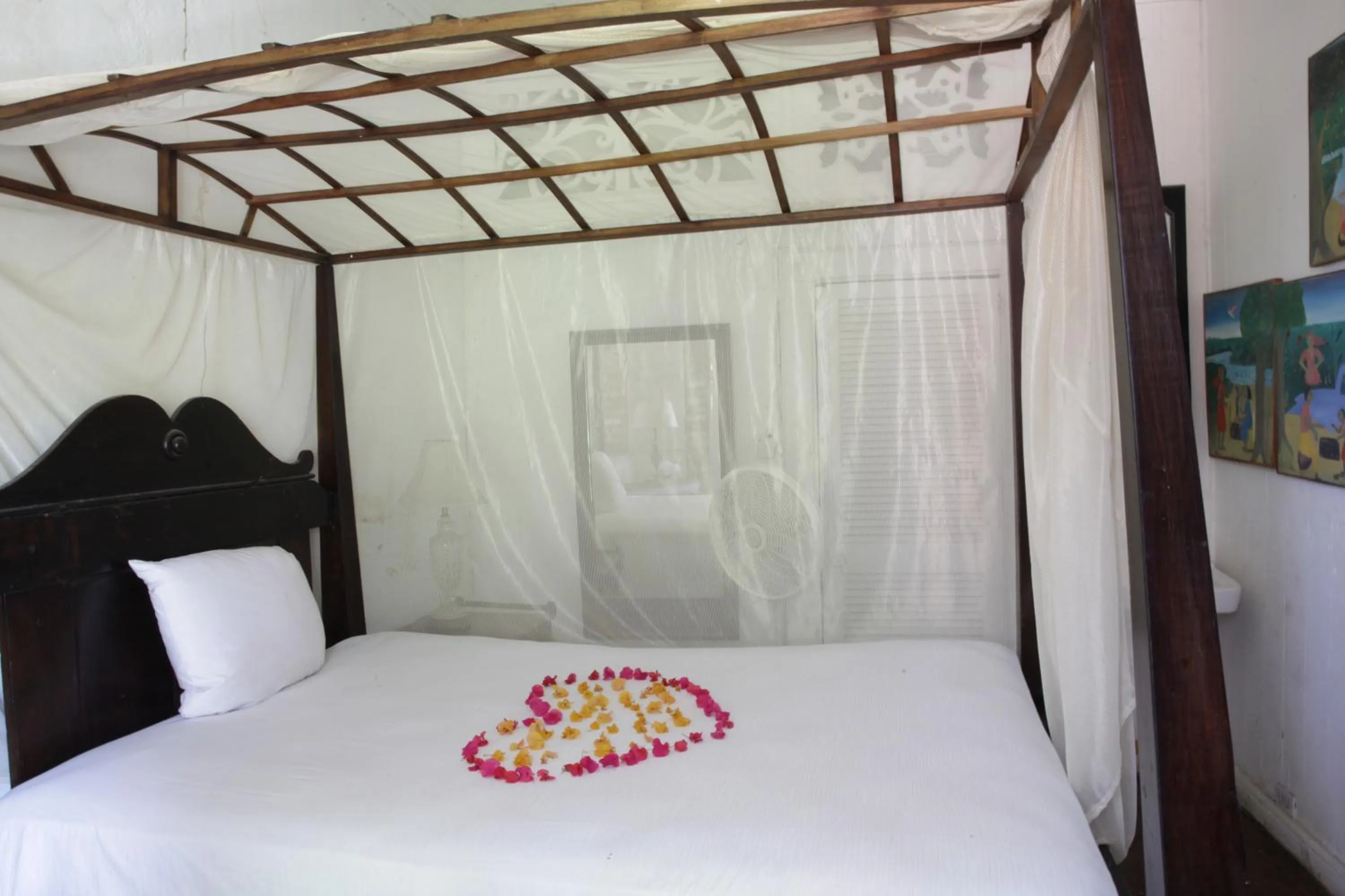 Bed in hotel florita