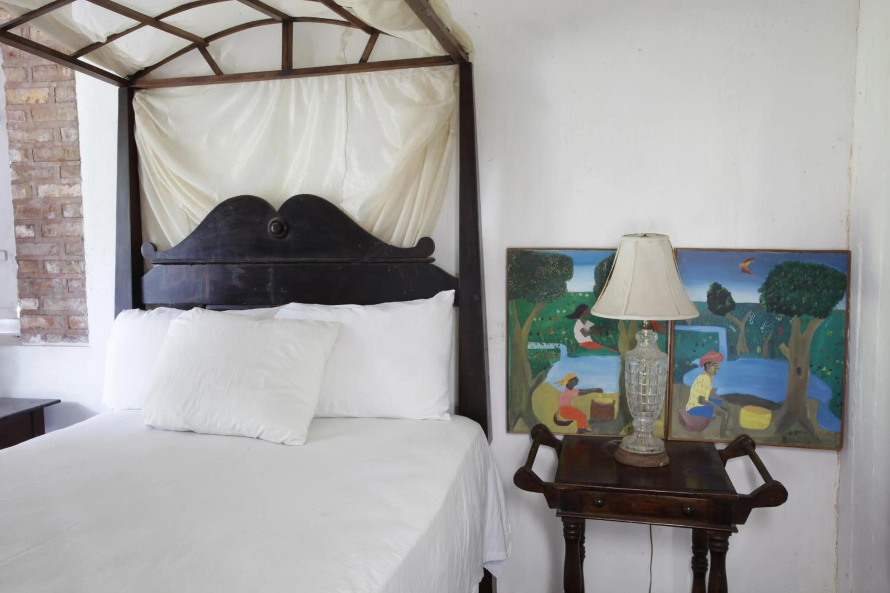 Bed in hotel florita