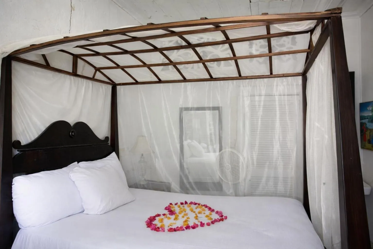 Bed in hotel florita