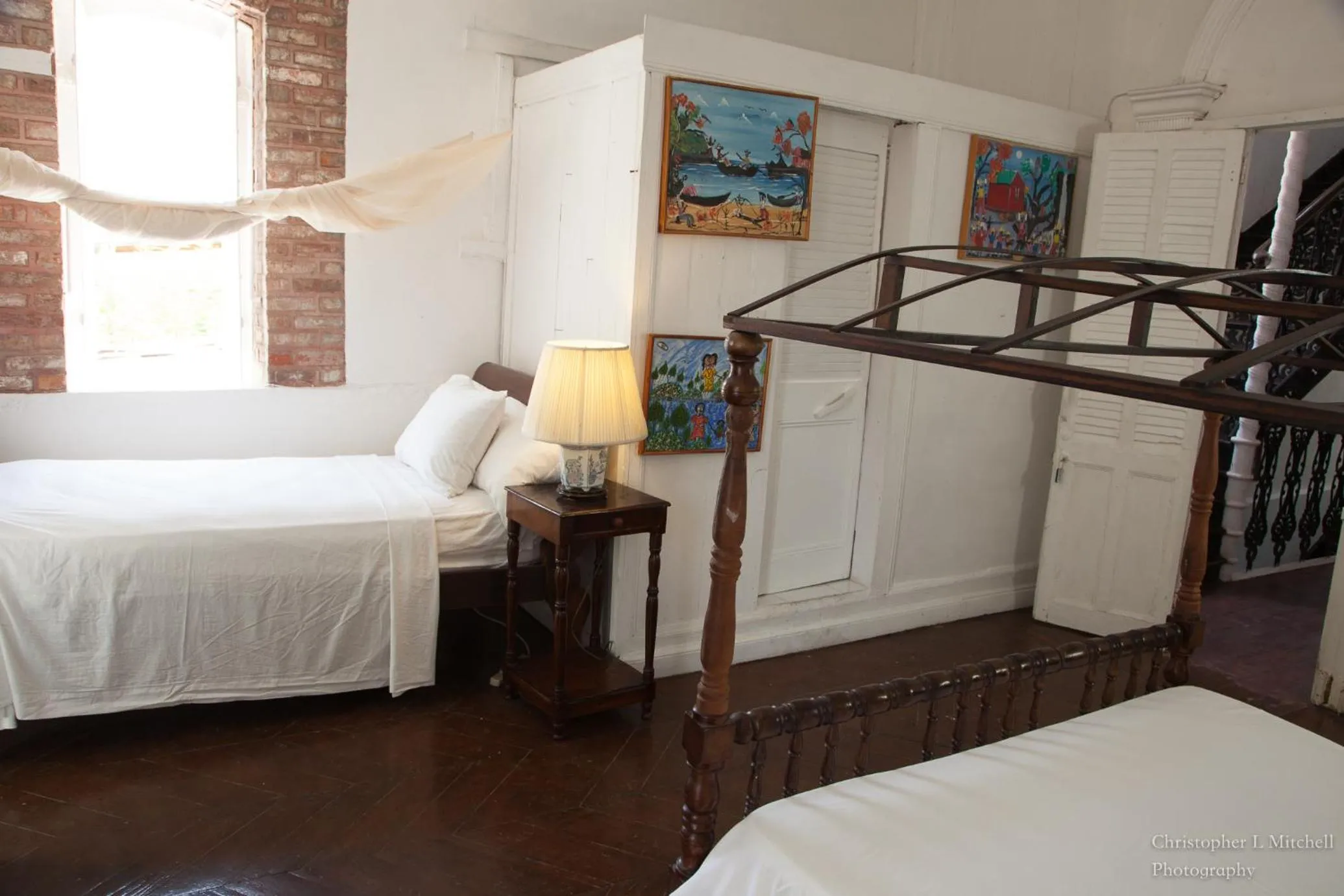 Bed in hotel florita