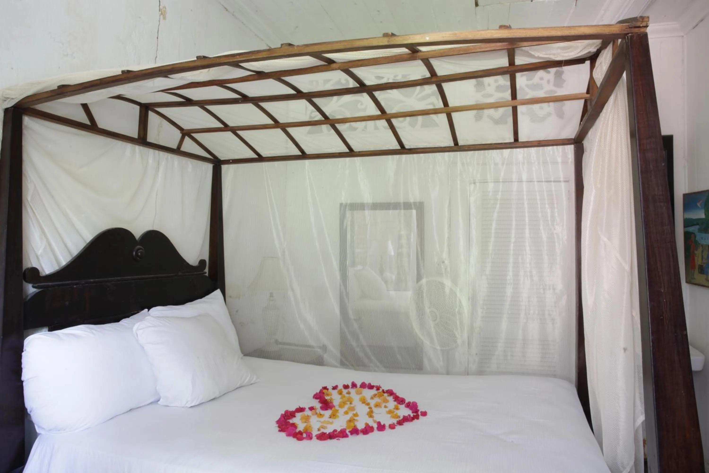 Bed in hotel florita