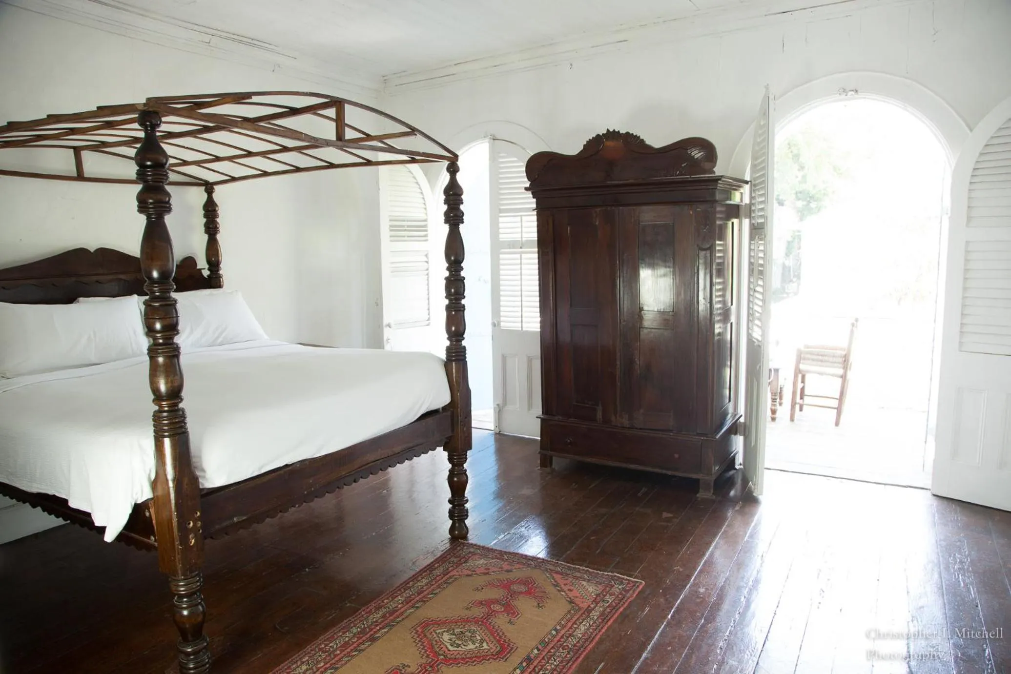 Bed in hotel florita