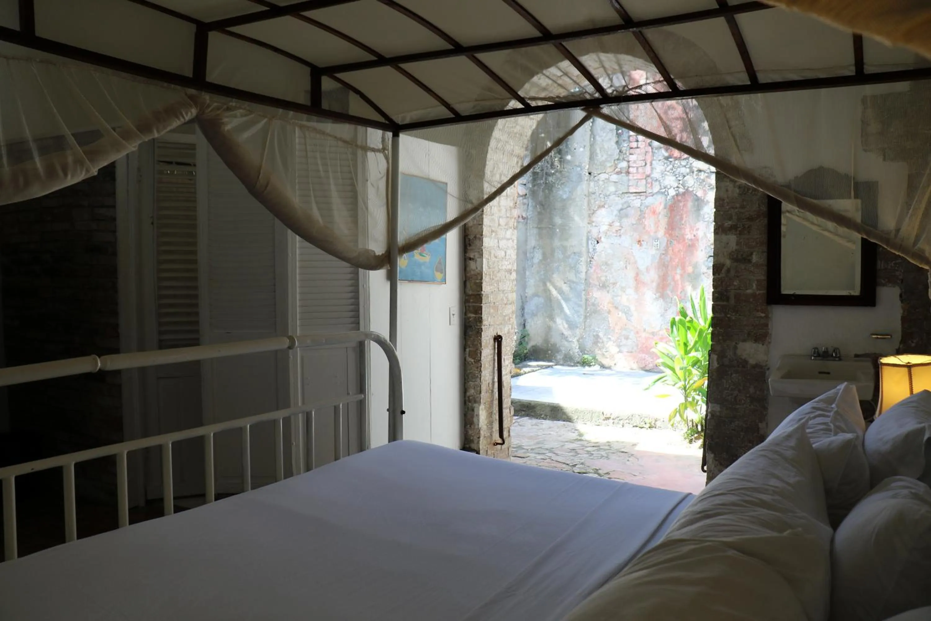 Bed in hotel florita