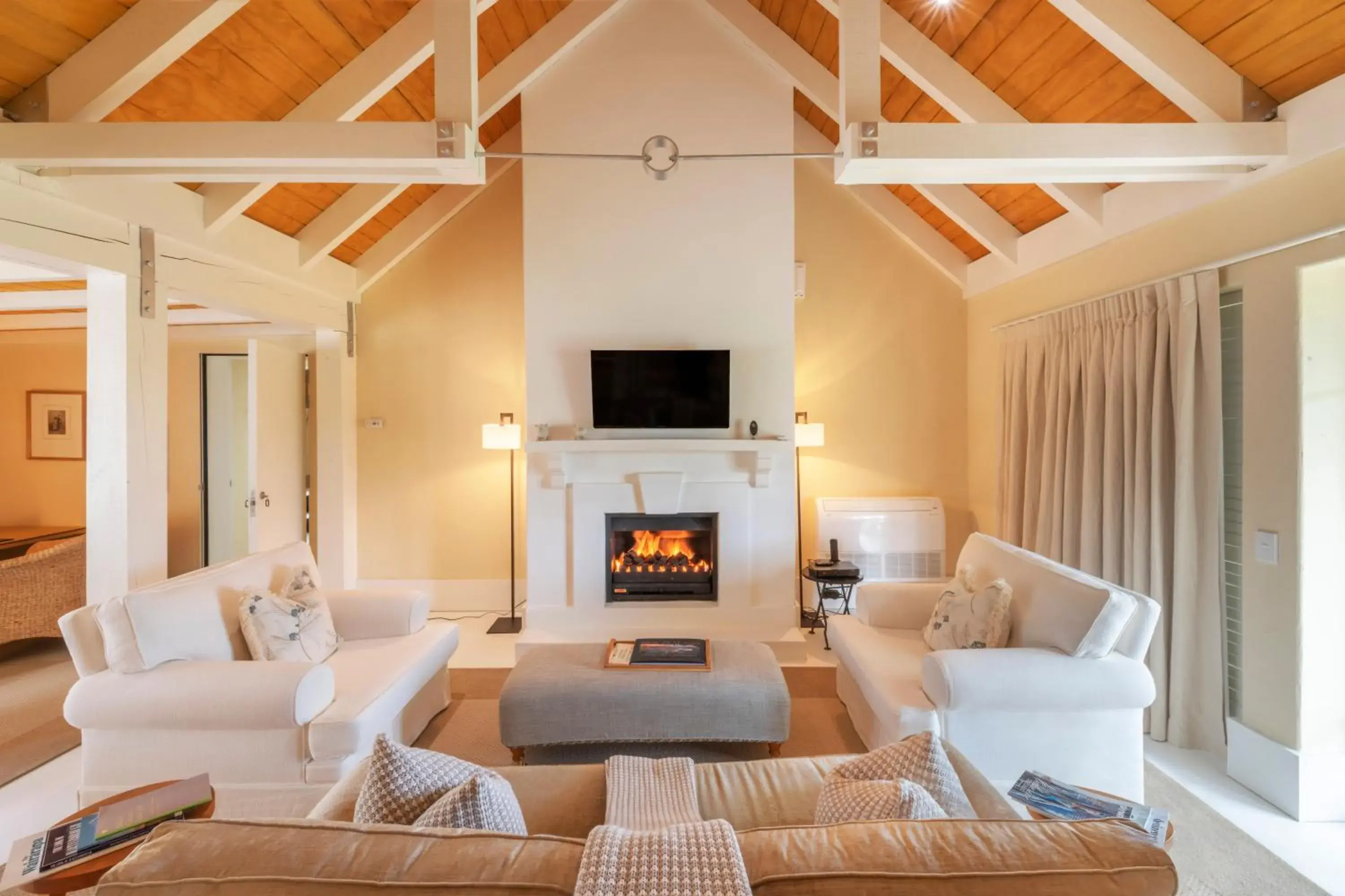 Living room, Seating Area in Wharekauhau Country Estate