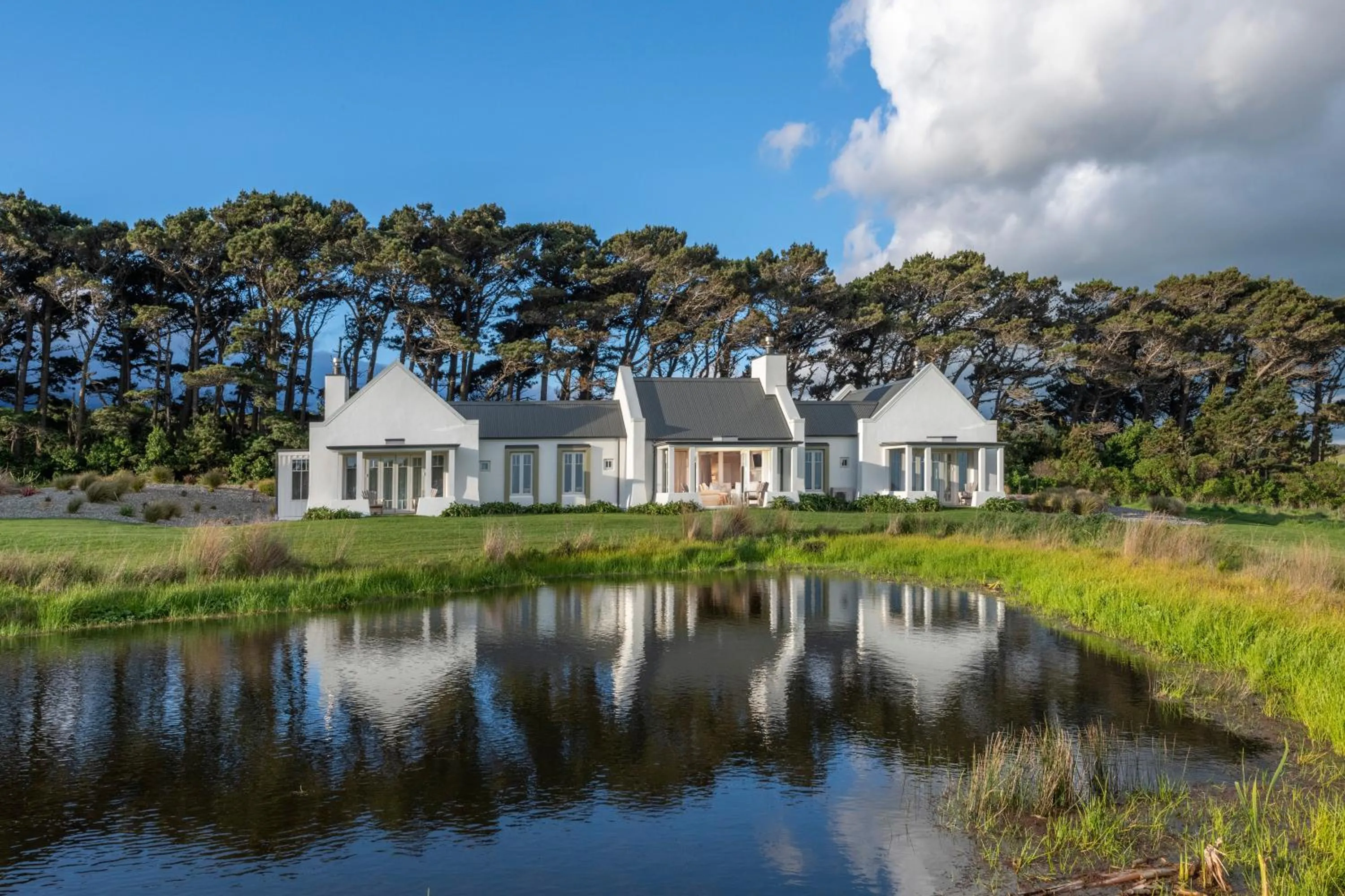Property building in Wharekauhau Country Estate