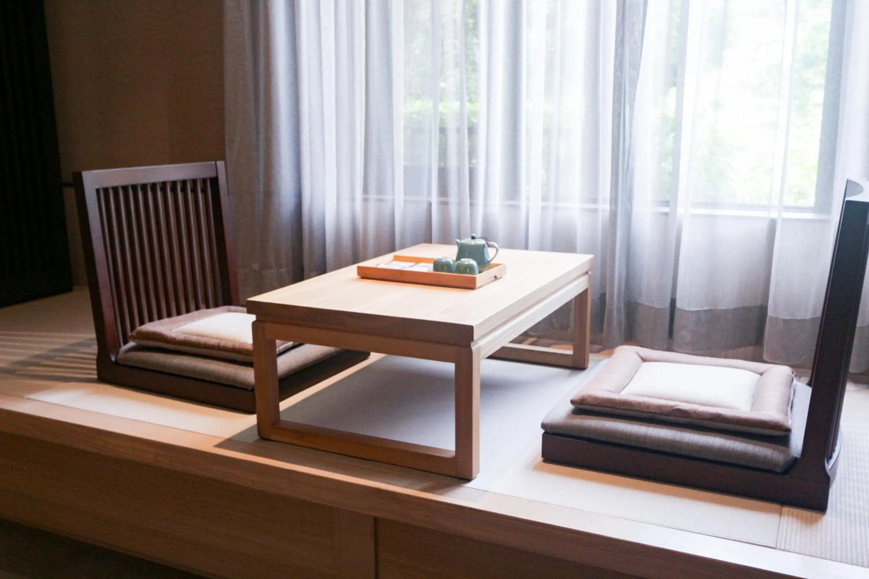 Seating area in Great Roots Forestry Spa Resort
