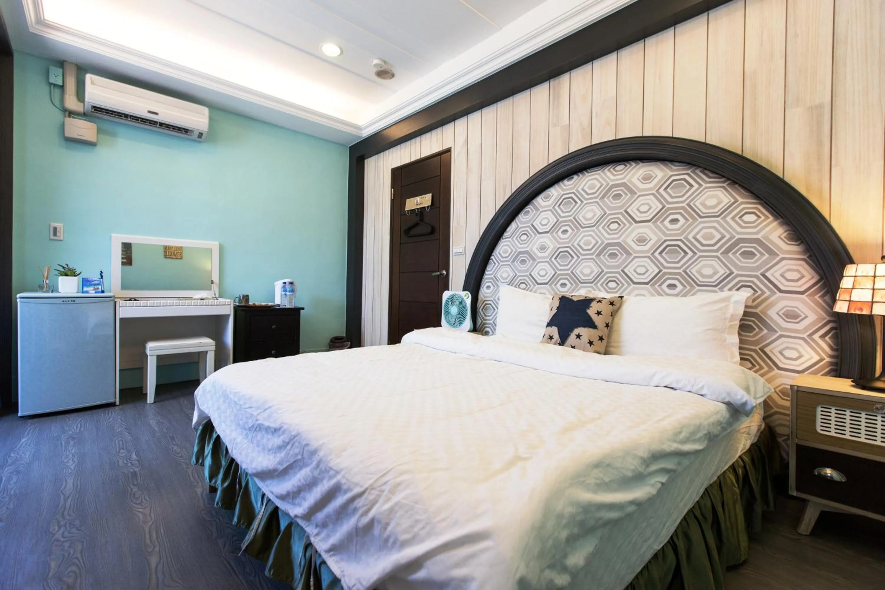 Bed in 海邊邊民宿 Near Seaside B&B 民宿1092號