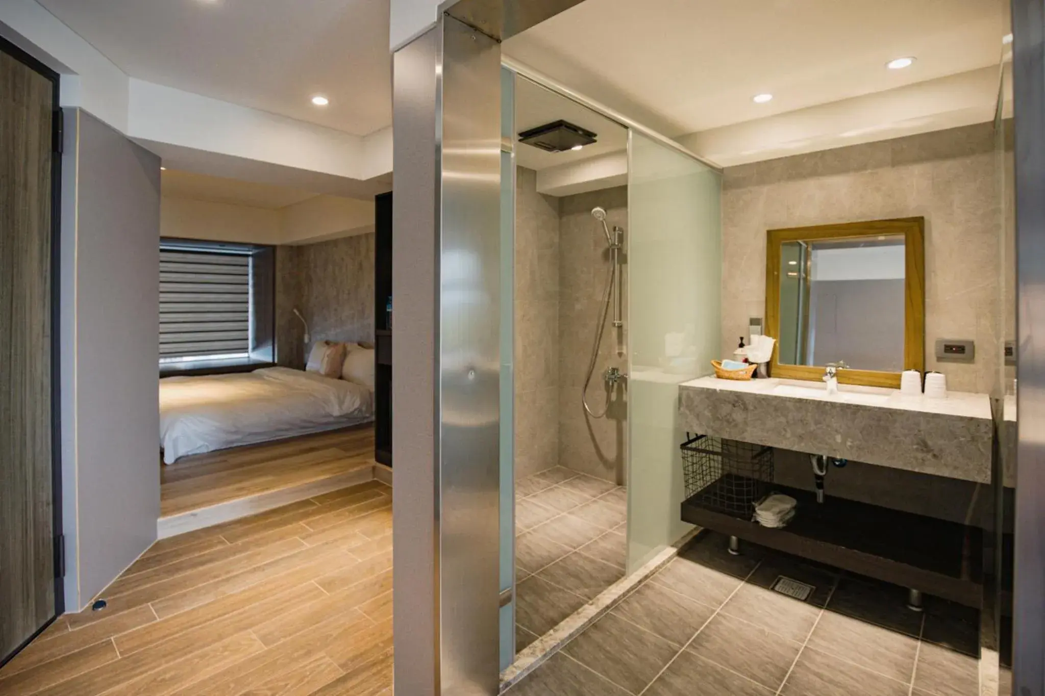 Bed in 海邊邊民宿 Near Seaside B&B 民宿1092號 Bed in 海邊邊民宿 Near Seaside B&B 民宿1092號