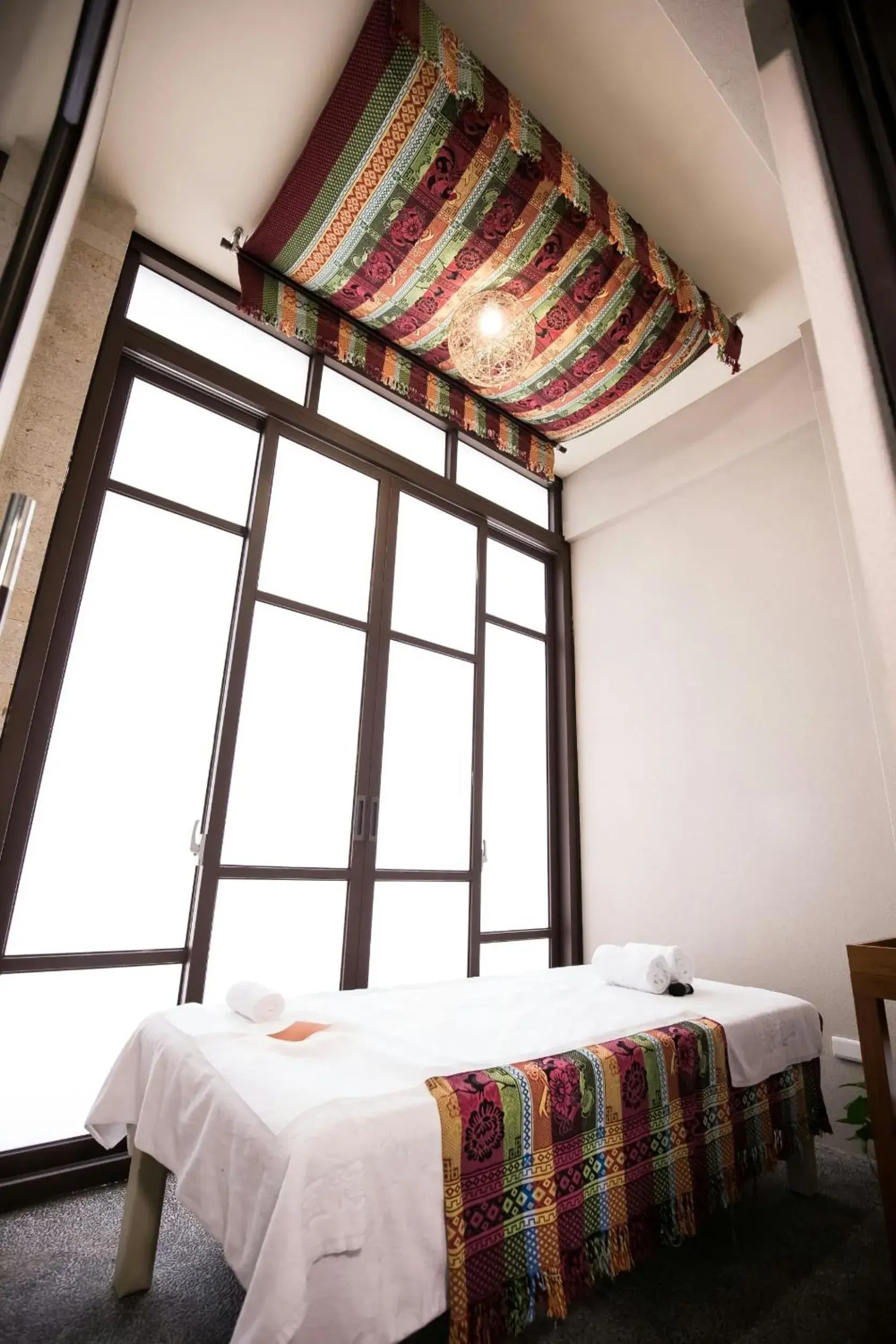 Bed in Tai-Yi Red Maple Resort Bed in Tai-Yi Red Maple Resort