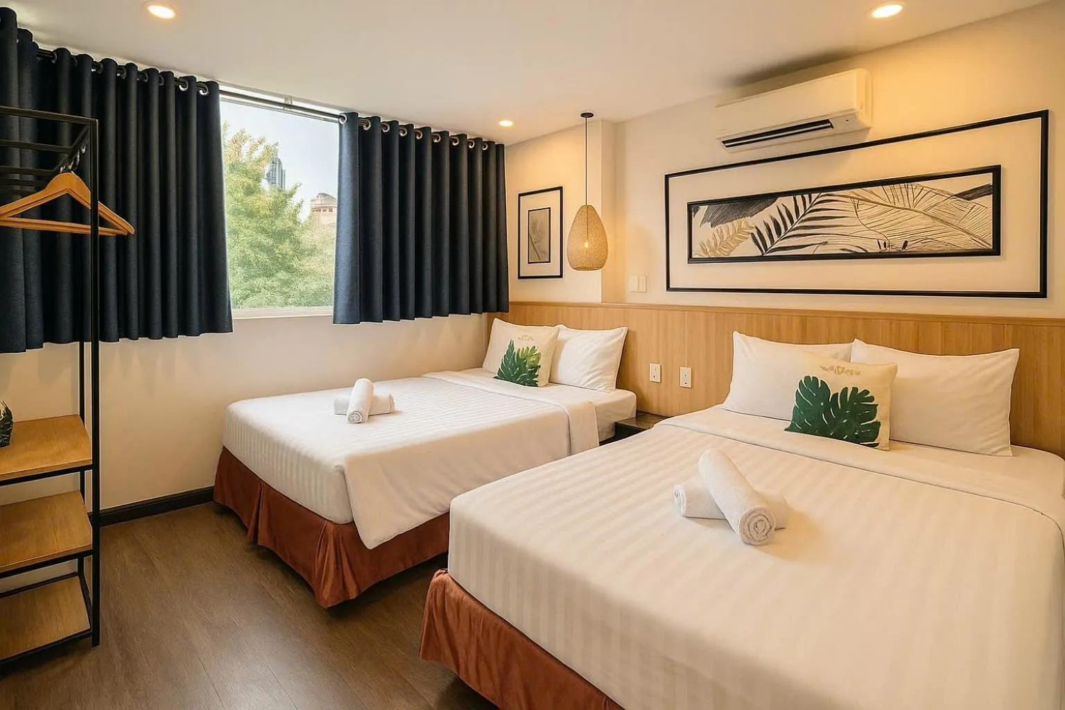 Bed in Vintage Park View Hotel & Spa - Hoang Phi