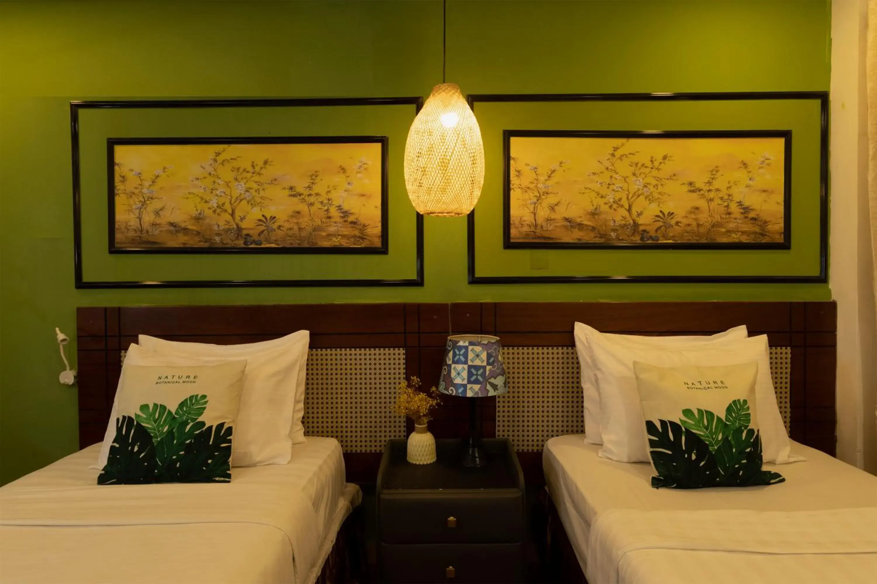 Decorative detail, Bed in Vintage Park View Hotel & Spa - Hoang Phi Decorative detail, Bed in Vintage Park View Hotel & Spa - Hoang Phi