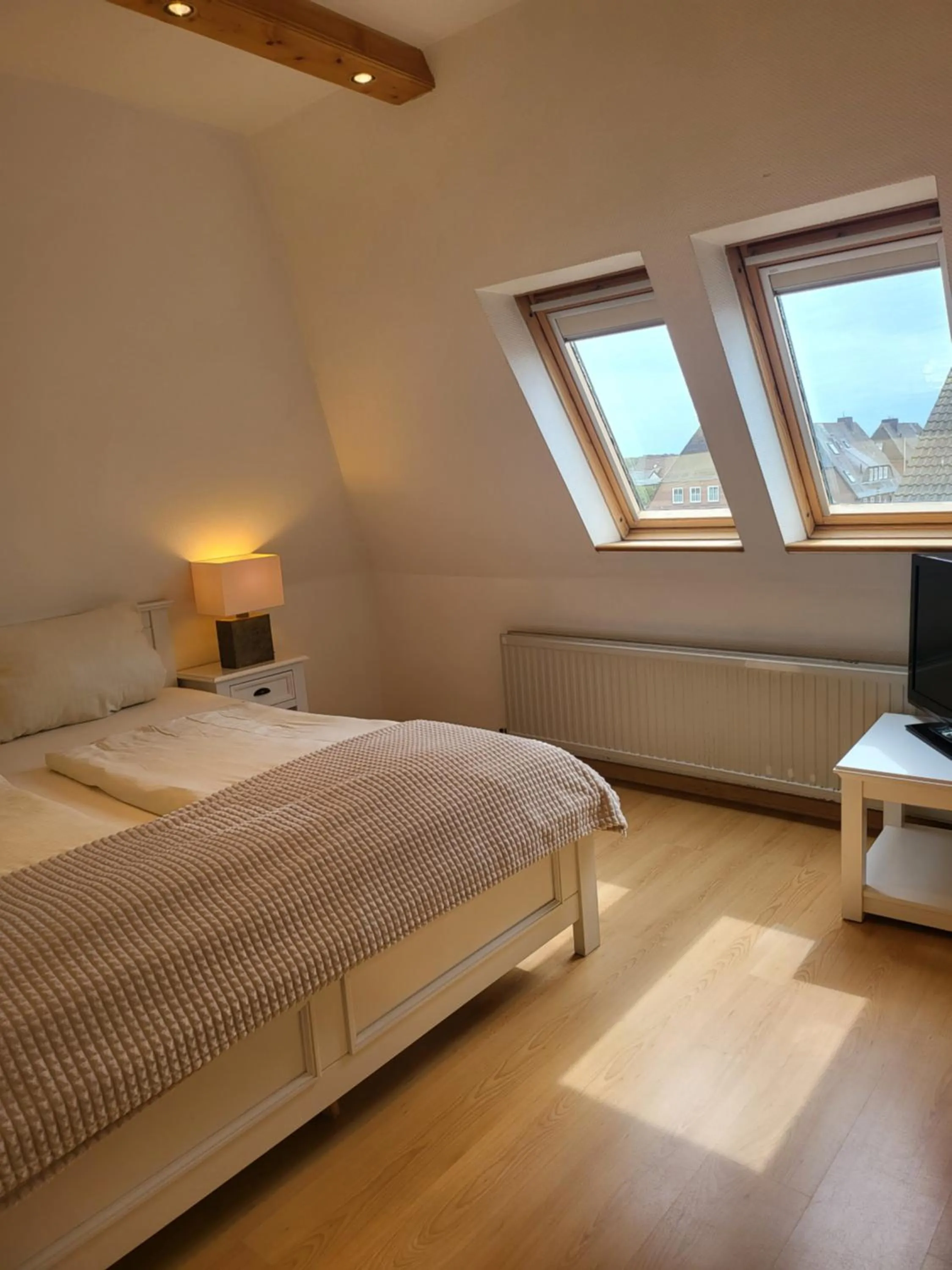 Bedroom, Bed in Villa am Meer