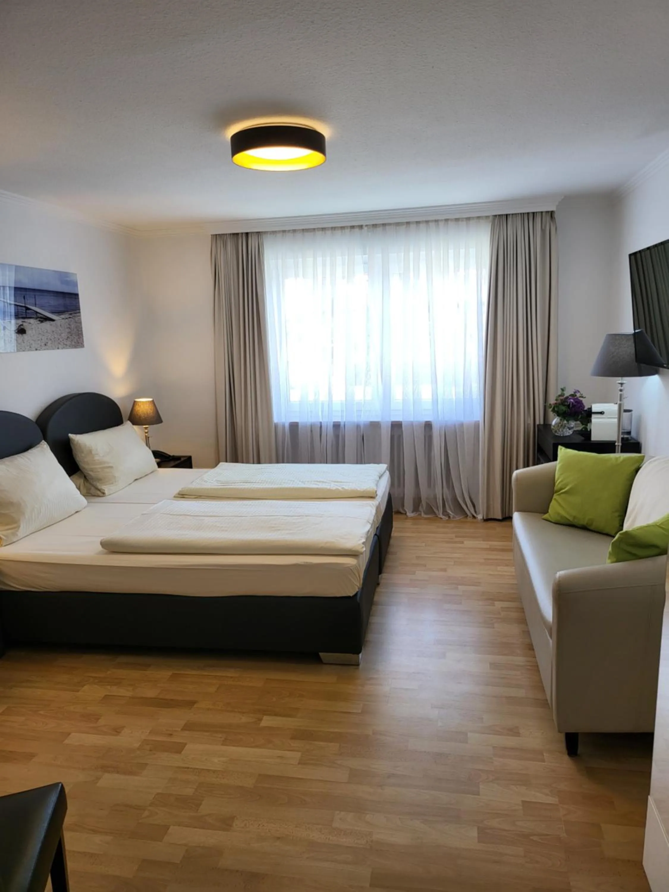 Bedroom, Bed in Villa am Meer