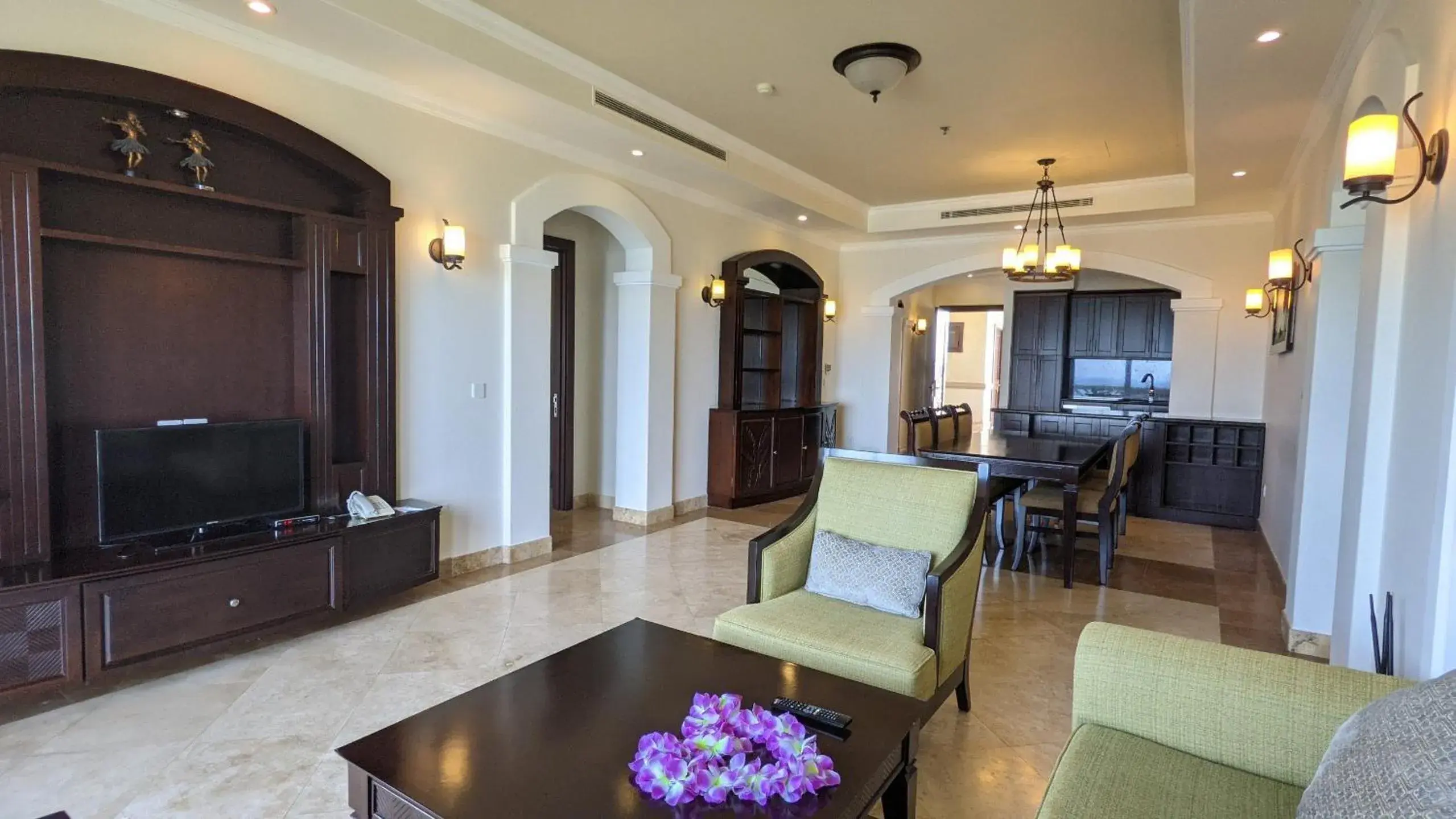 Living room in Olalani Resort & Condotel Living room in Olalani Resort & Condotel