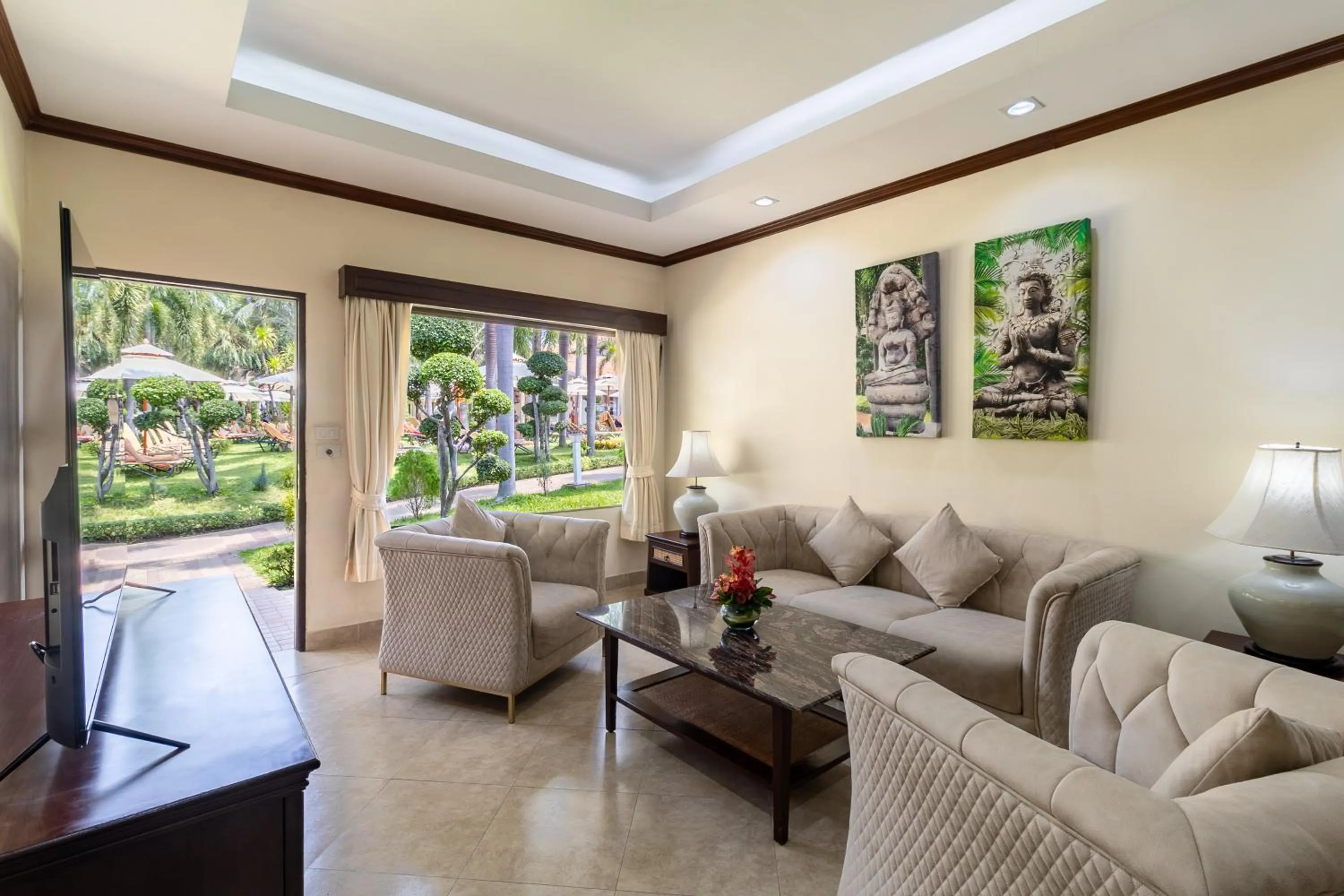 Living room in Thai Garden Resort