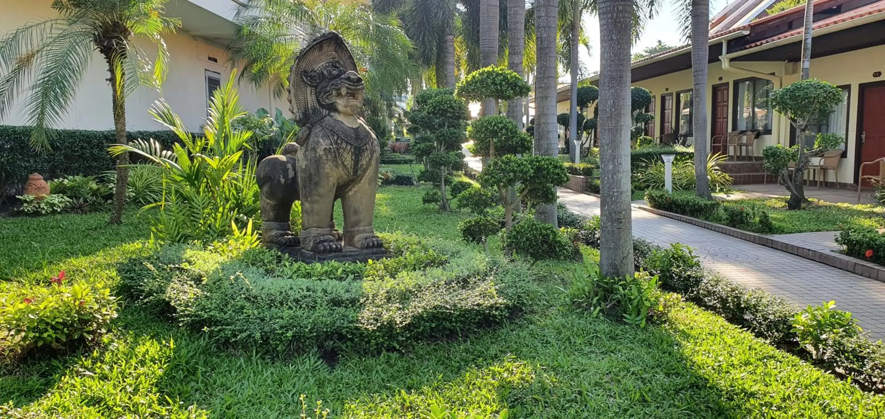 Garden view in Thai Garden Resort Garden view in Thai Garden Resort