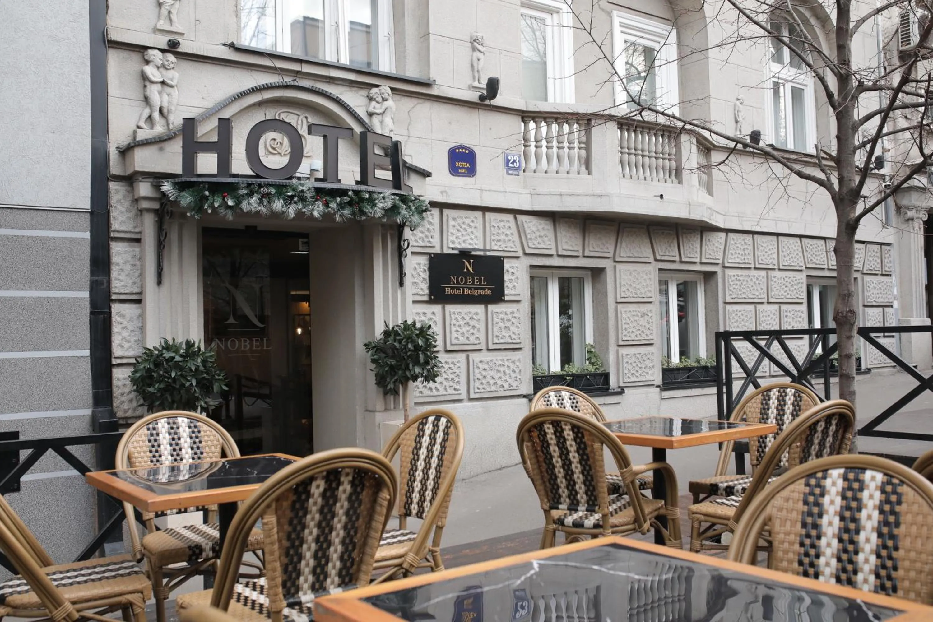 Property building in Nobel Gallery Hotel