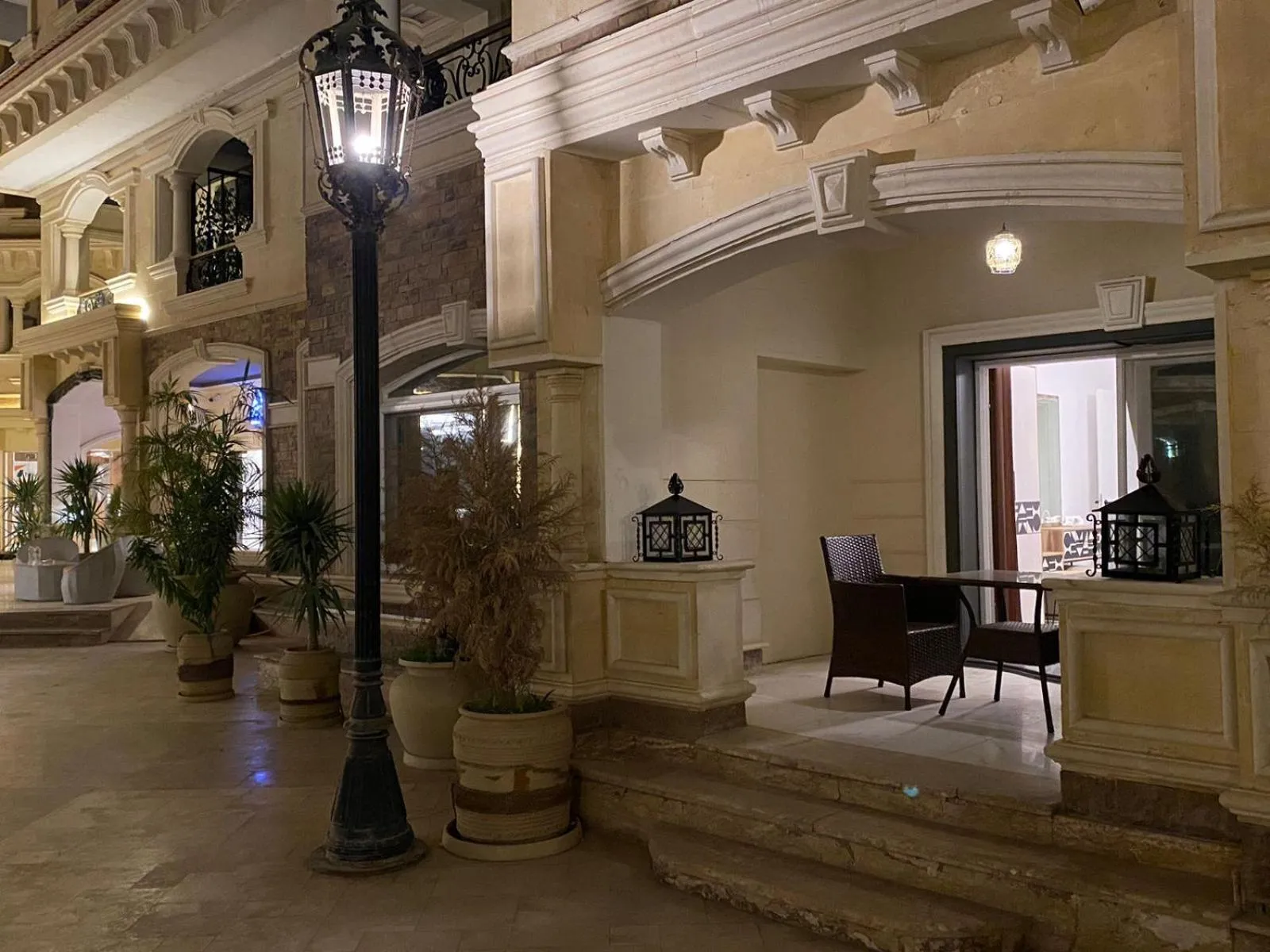 Patio in Elite Pyramids Boutique Hotel