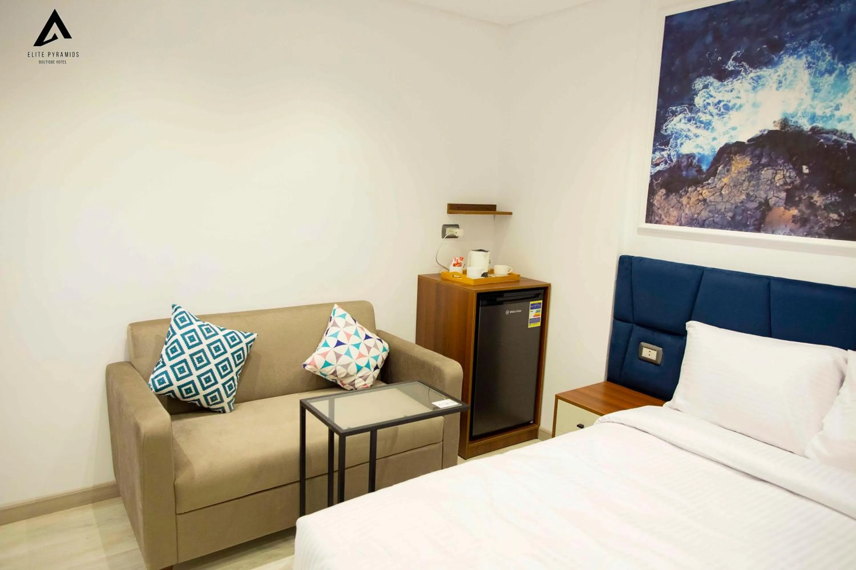 Bed in Elite Pyramids Boutique Hotel