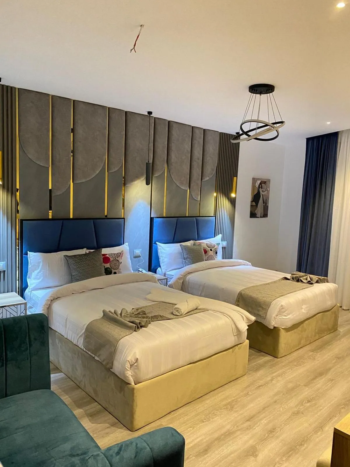 Bed in Elite Pyramids Boutique Hotel