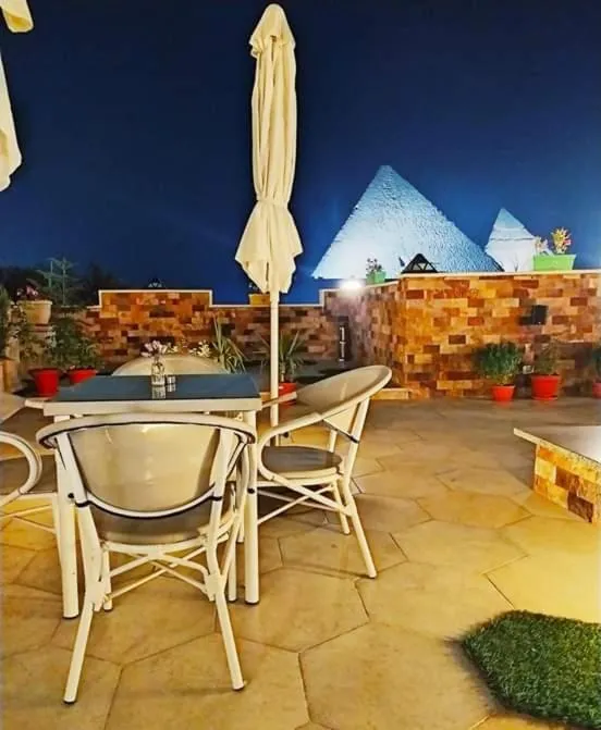 Patio in Elite Pyramids Boutique Hotel