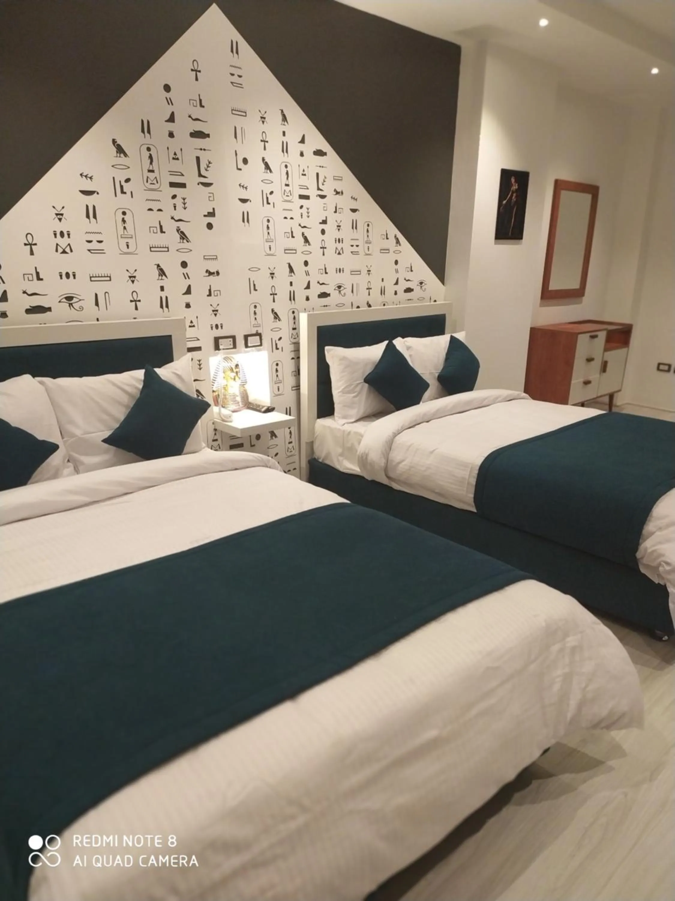Bed in Elite Pyramids Boutique Hotel