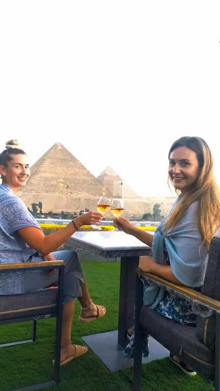 Patio in Elite Pyramids Boutique Hotel