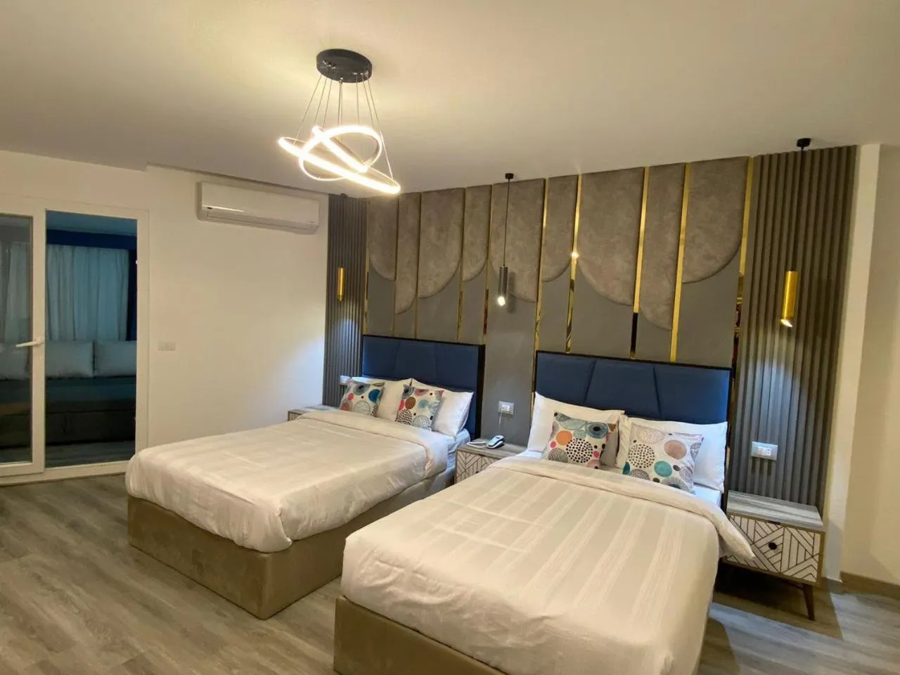 Bed in Elite Pyramids Boutique Hotel