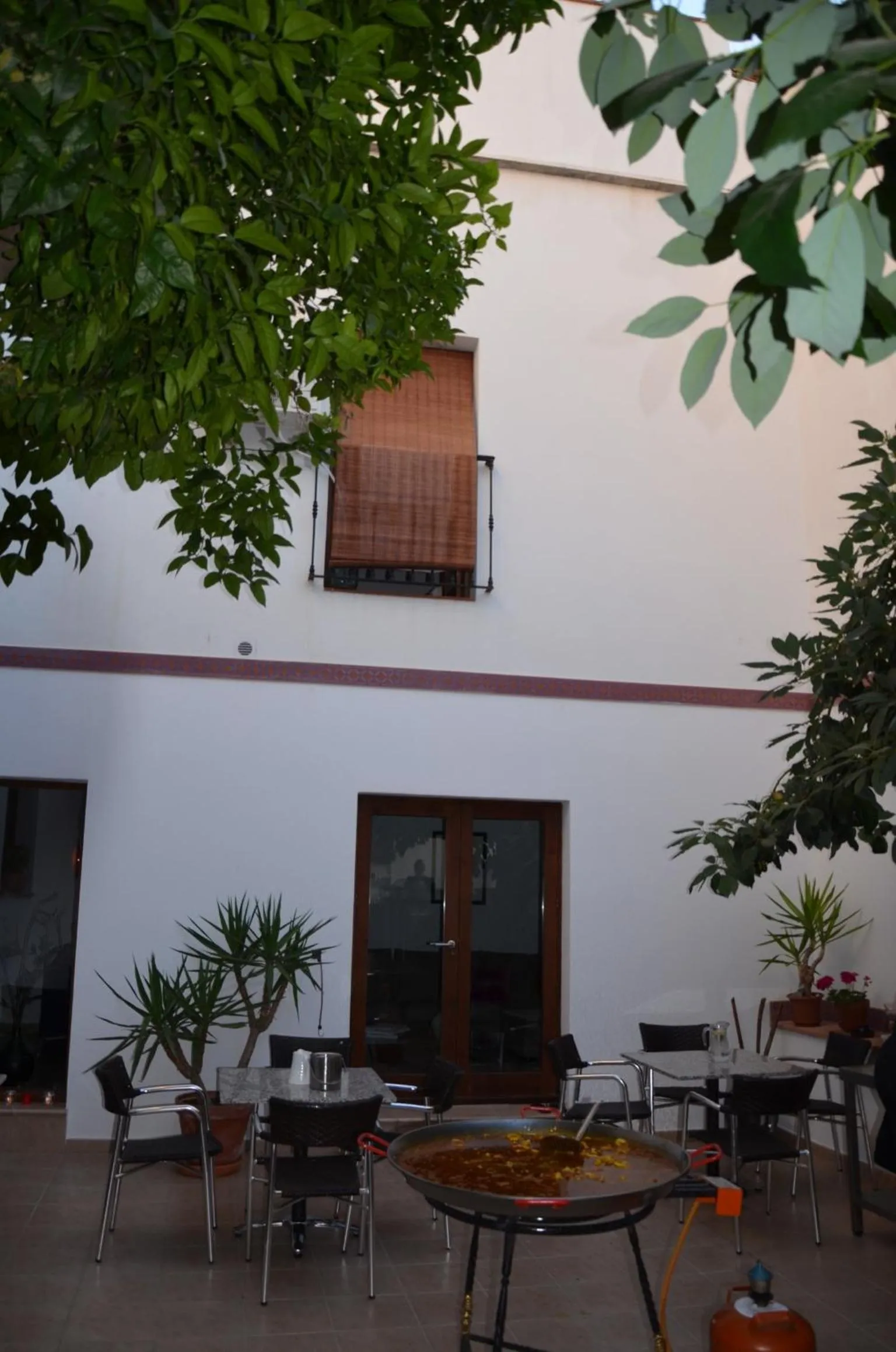 Patio in Hotel Palacio Blanco