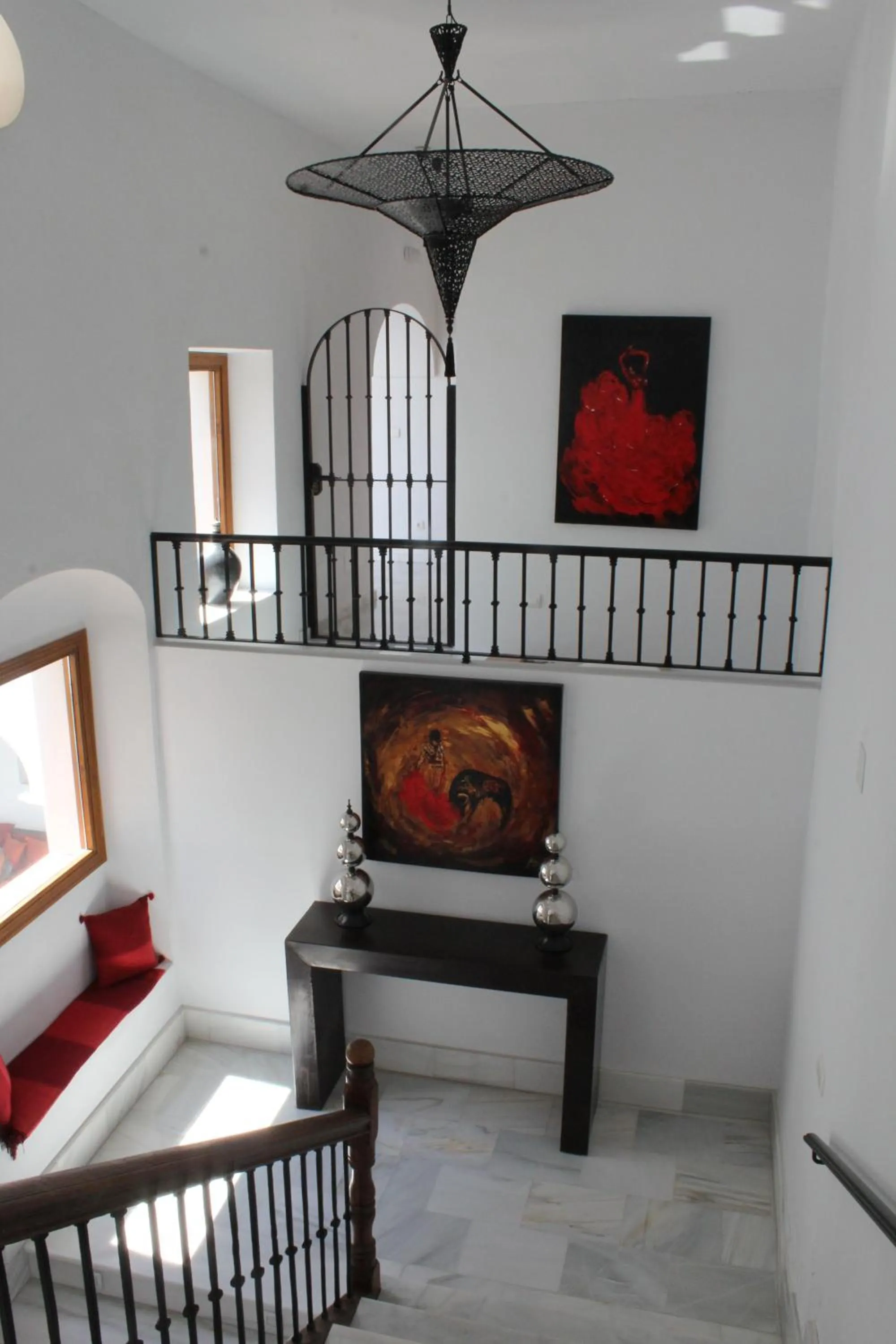 Decorative detail in Hotel Palacio Blanco