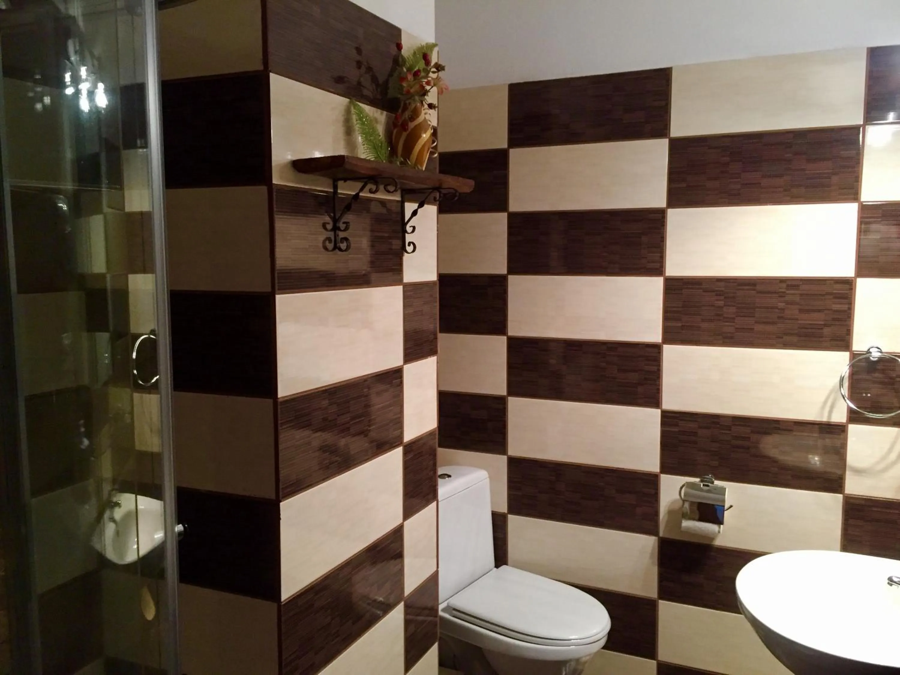 Bathroom in Pensiunea Buon Gusto Sibiu-motorcyle friendly,city center