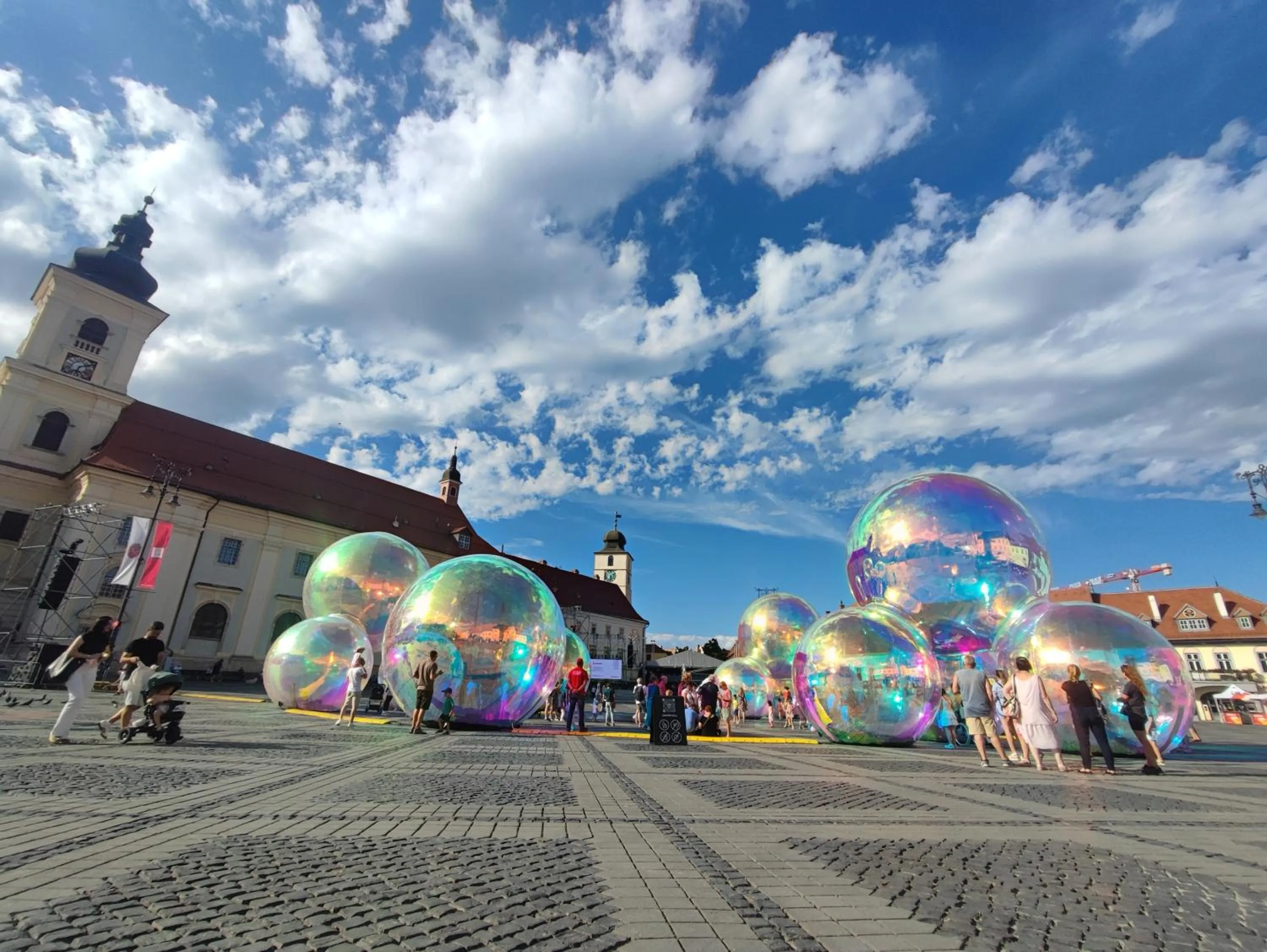 City view in Pensiunea Buon Gusto Sibiu-motorcyle friendly,city center