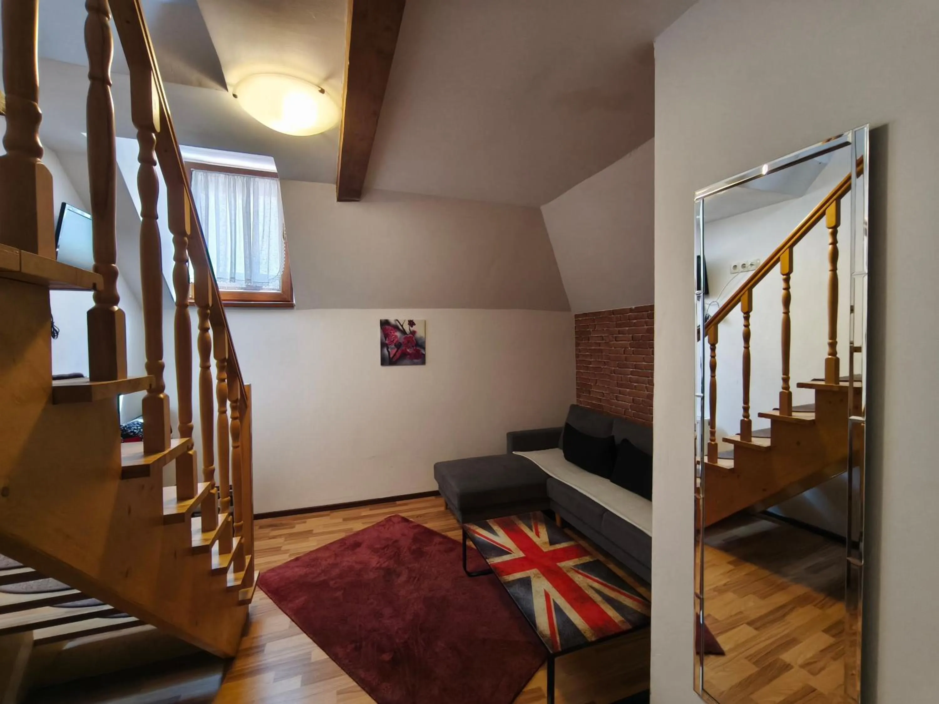 Living room in Pensiunea Buon Gusto Sibiu-motorcyle friendly,city center