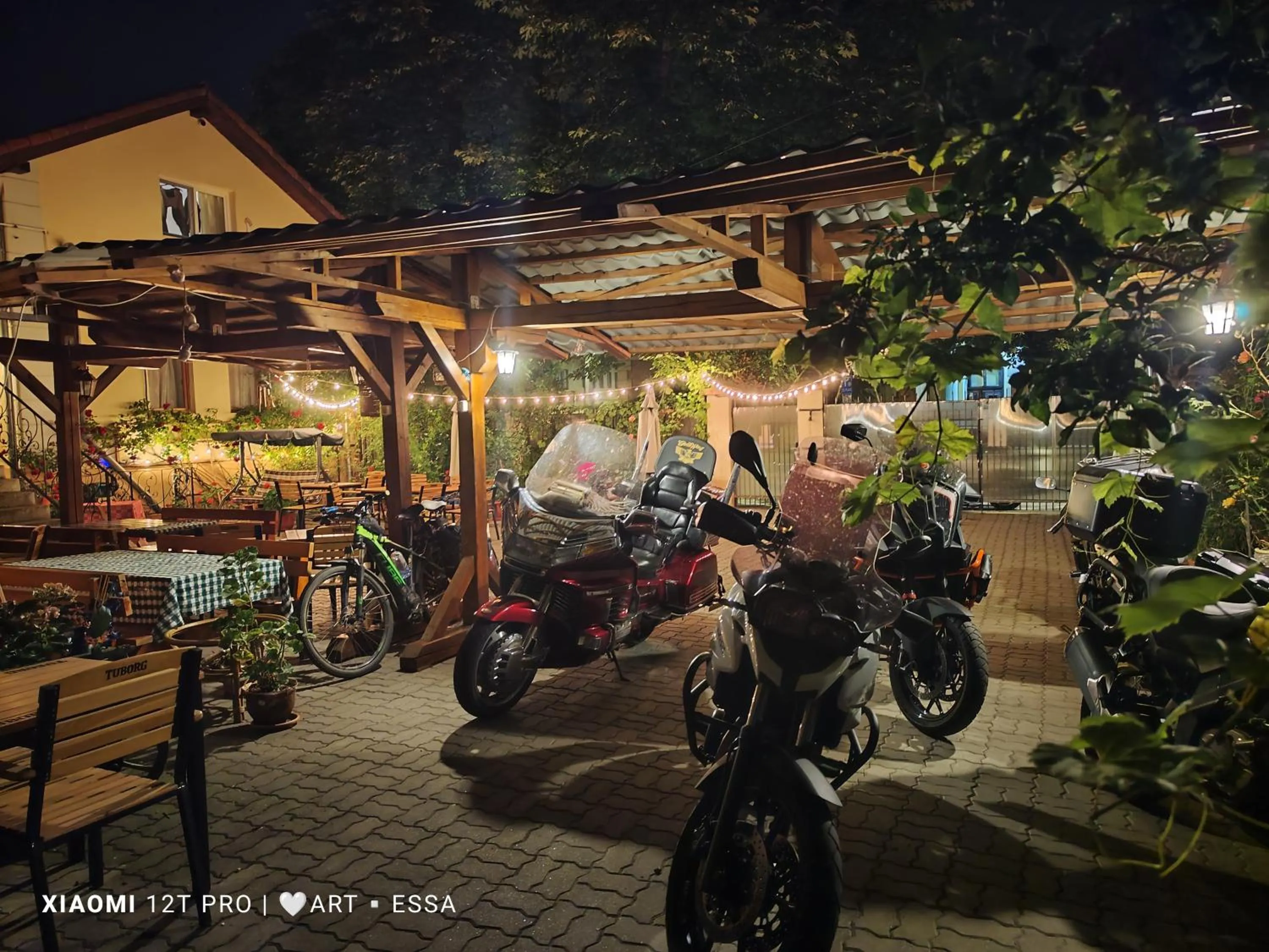 Night in Pensiunea Buon Gusto Sibiu-motorcyle friendly,city center